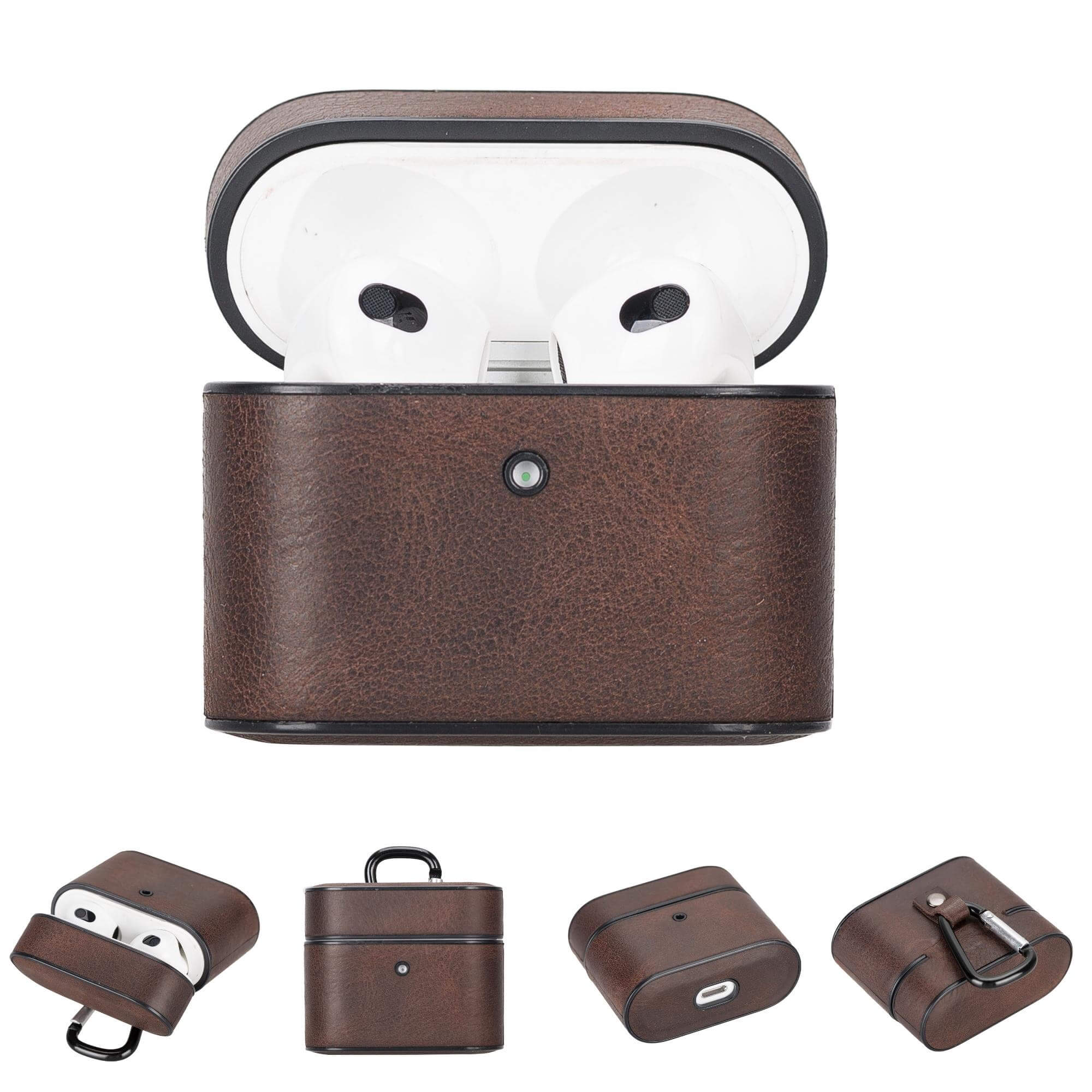 Laramie Leather Case for Apple AirPods 3 - Image 6