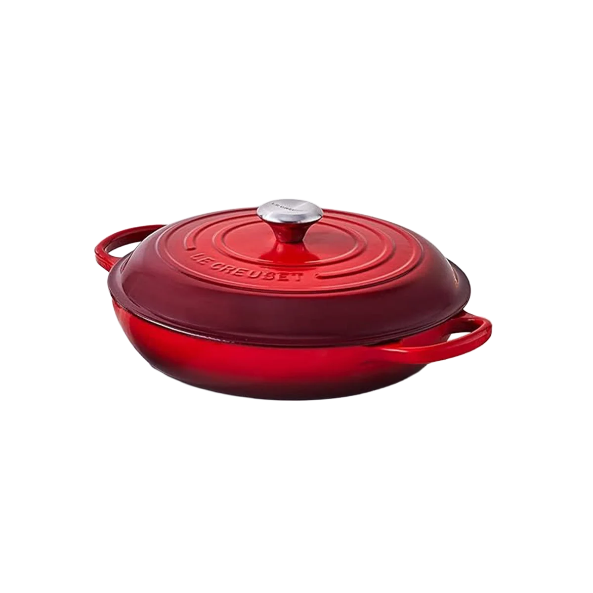 Le Creuset 3.5 qt. Signature Braiser – Cerise - Image 4