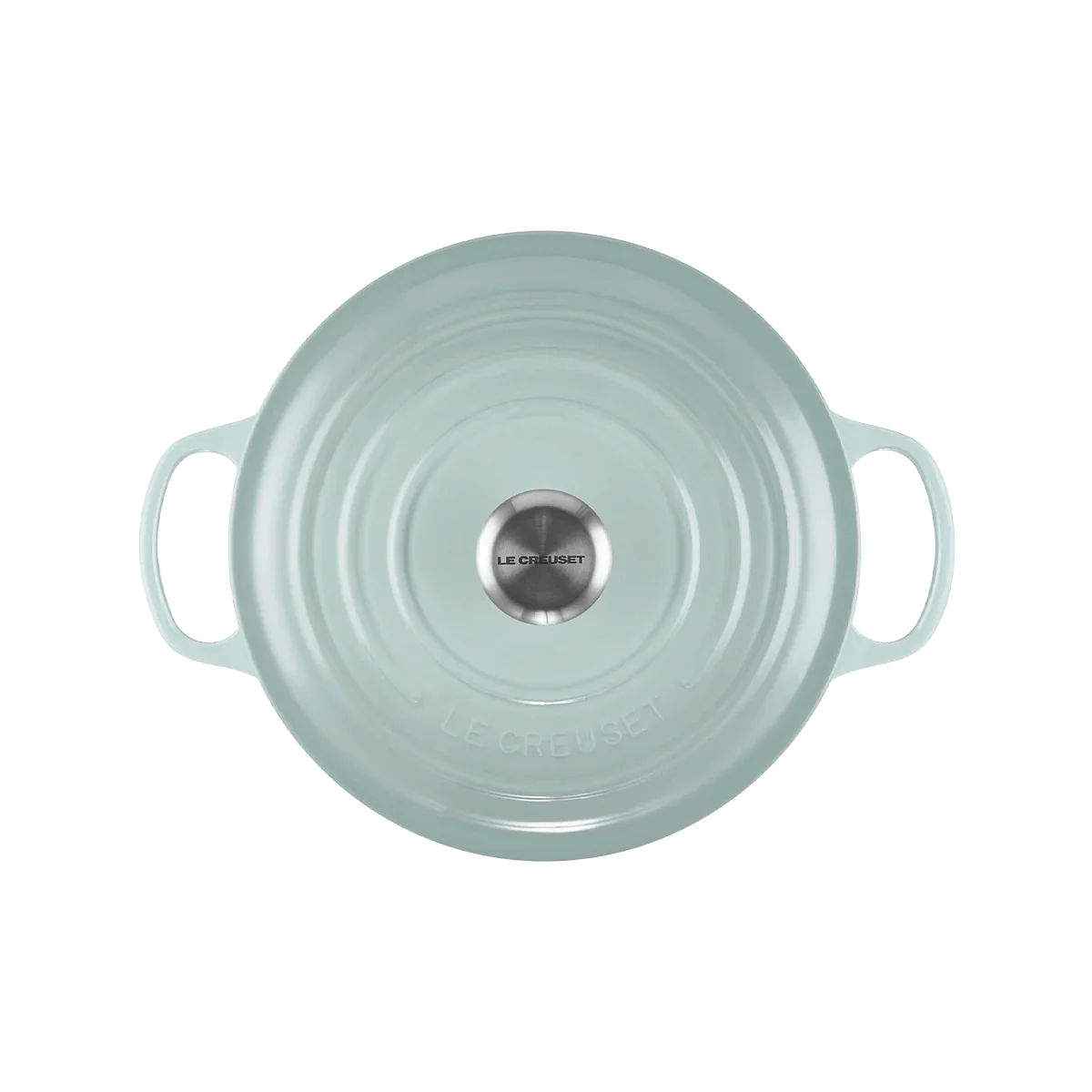 Le Creuset 5.5 Qt Signature Dutch Oven – Sea Salt - Image 4