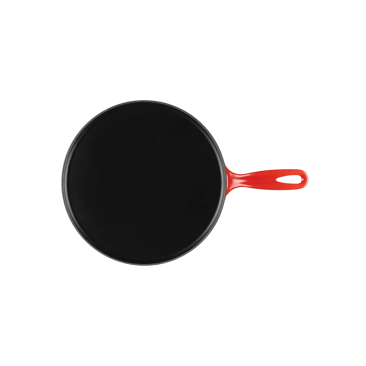 Le Creuset Cerise Enameled Cast Iron Crepe Pan 10.75" - Image 2