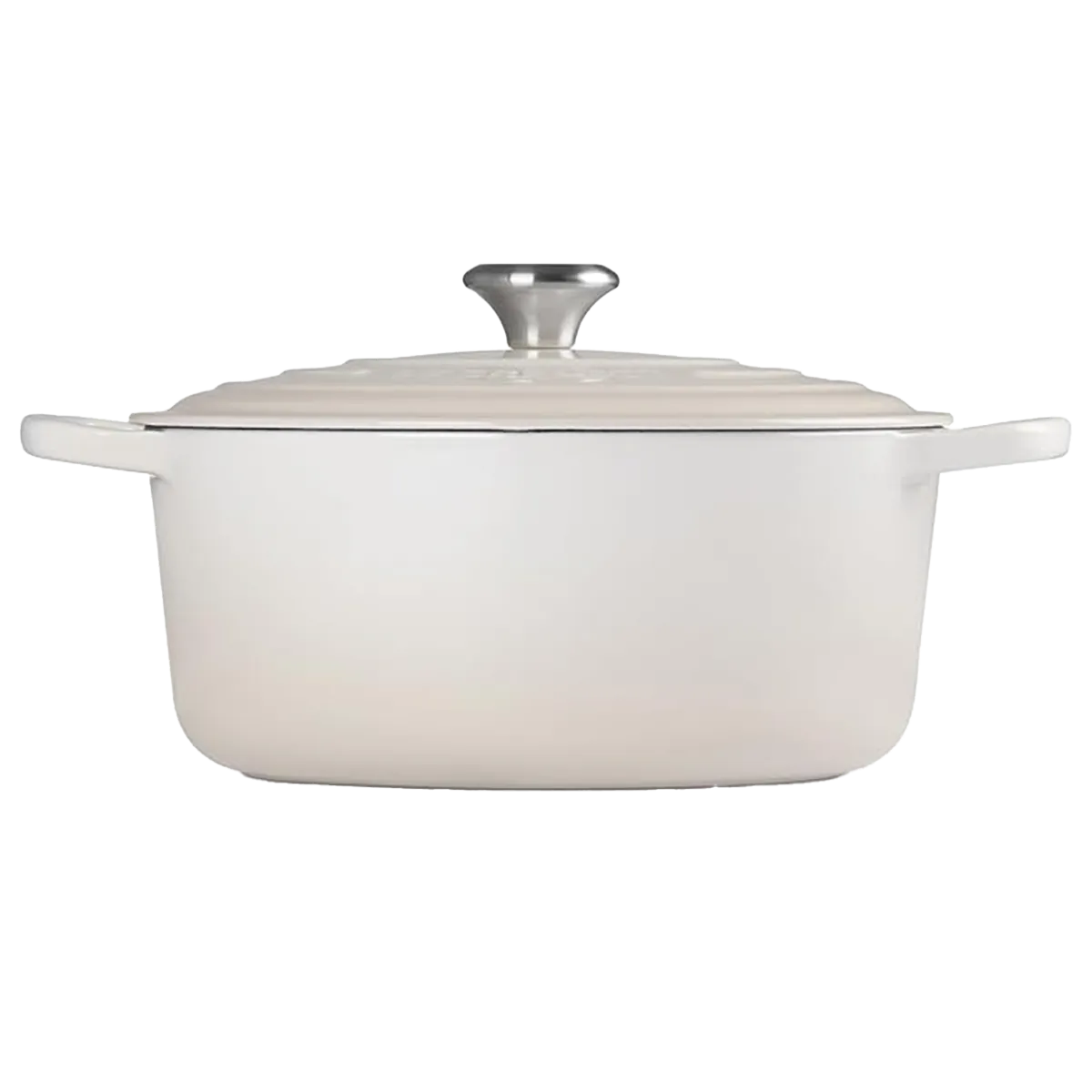 Le Creuset Enameled Cast Iron Signature Round Dutch Oven – 7.25 Qt, Meringue - Image 3