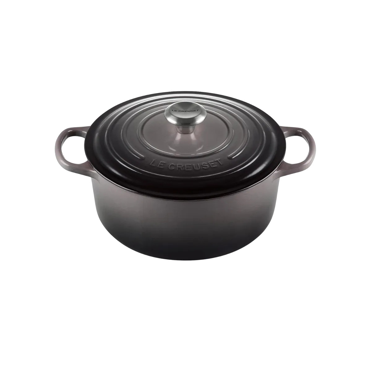 Le Creuset Enameled Cast Iron Signature Round Dutch Oven 5.5 qt. Oyster - Image 2