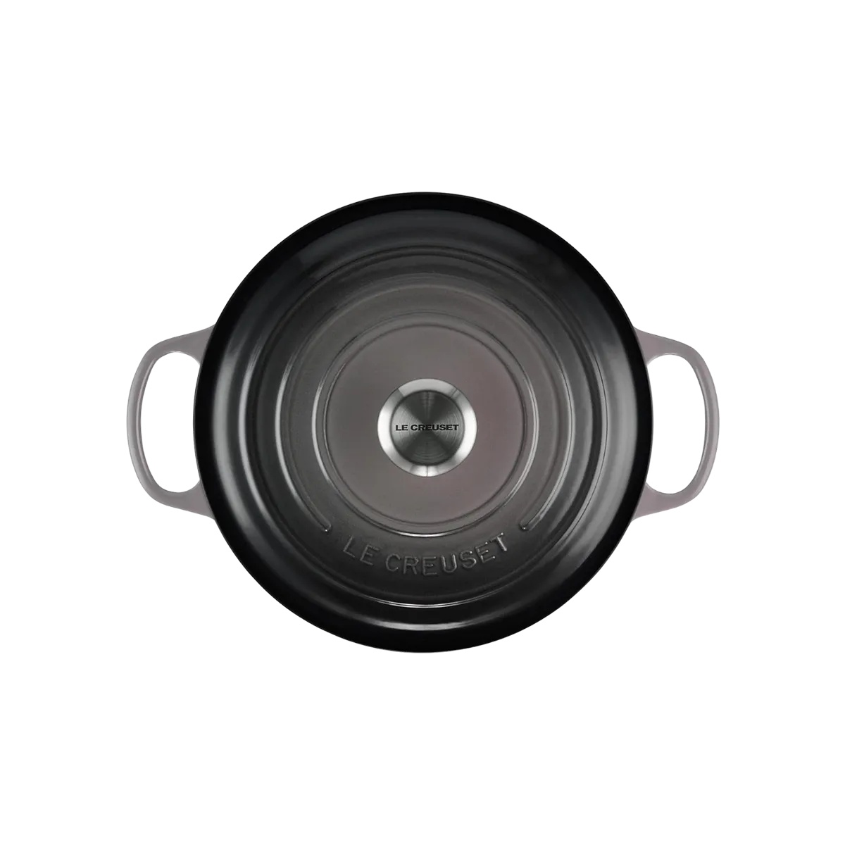 Le Creuset Enameled Cast Iron Signature Round Dutch Oven 5.5 qt. Oyster - Image 4