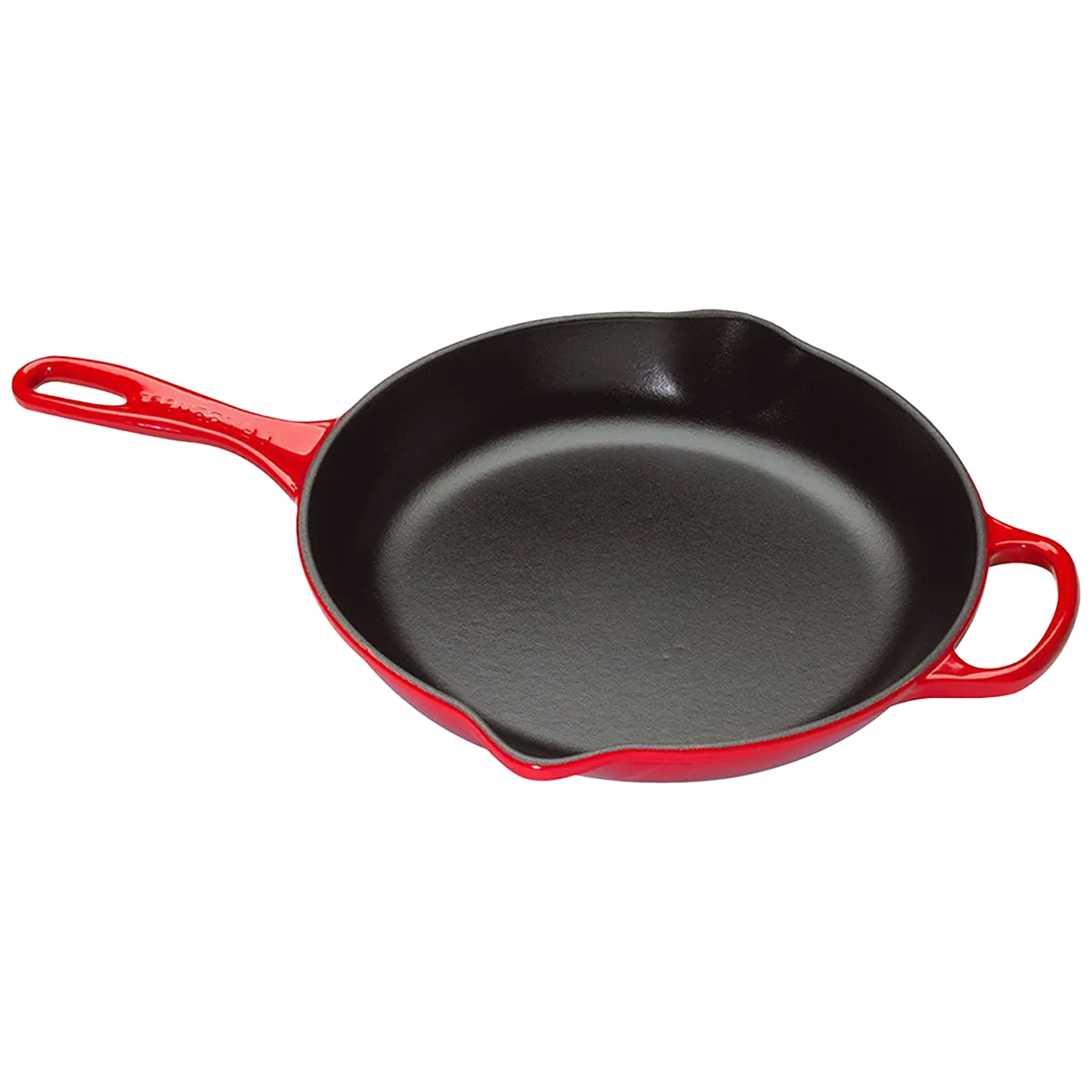 Le Creuset Enameled Cast Iron Signature Iron Handle Skillet 9 (1-3/8 qt.) Cerise - Image 3