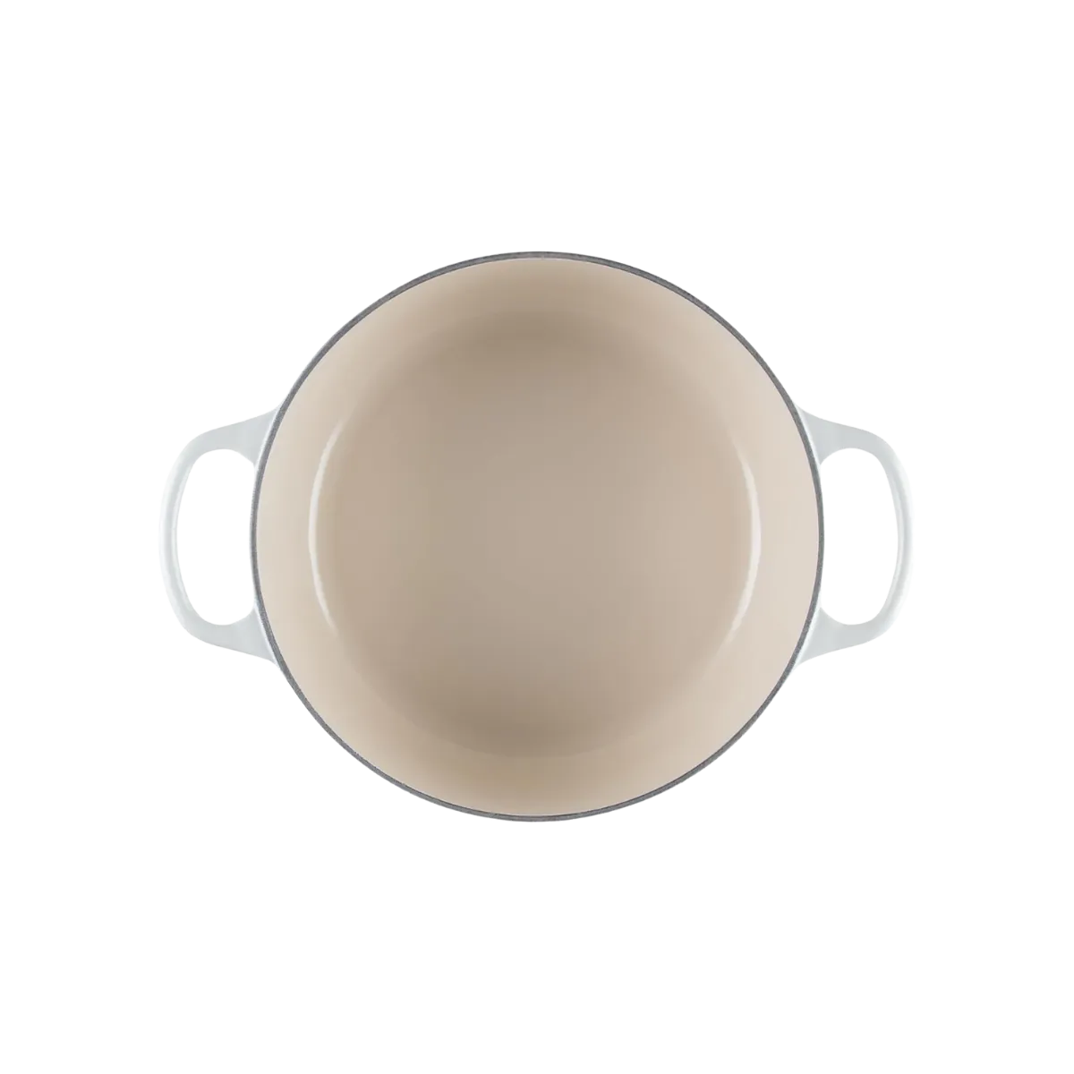 Le Creuset Enameled Cast Iron Dutch Oven 4.5 Qt Meringue - Image 3