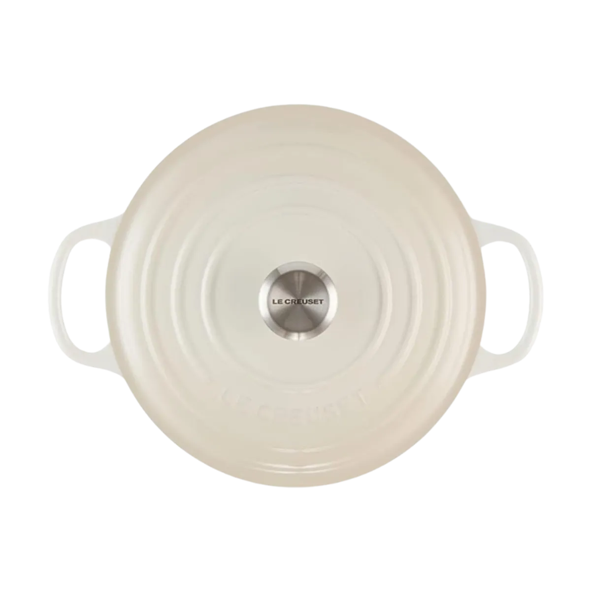 Le Creuset Enameled Cast Round Dutch Oven 3.5 Qt Meringue - Image 2