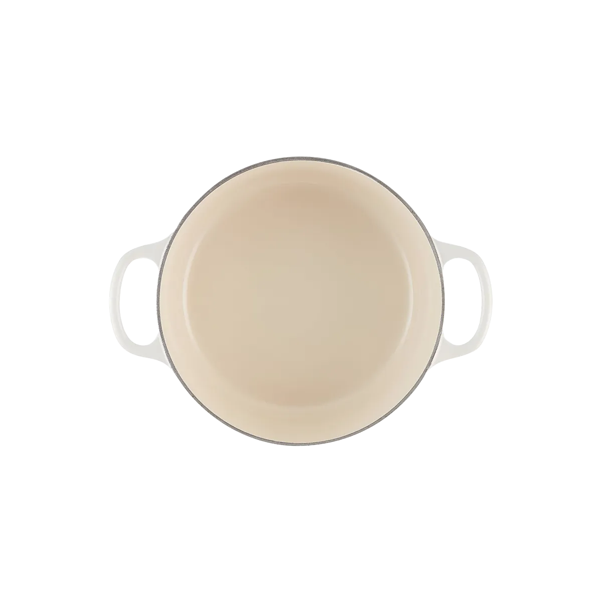 Le Creuset Enameled Round Oven 5.5 qt Meringue - Image 3