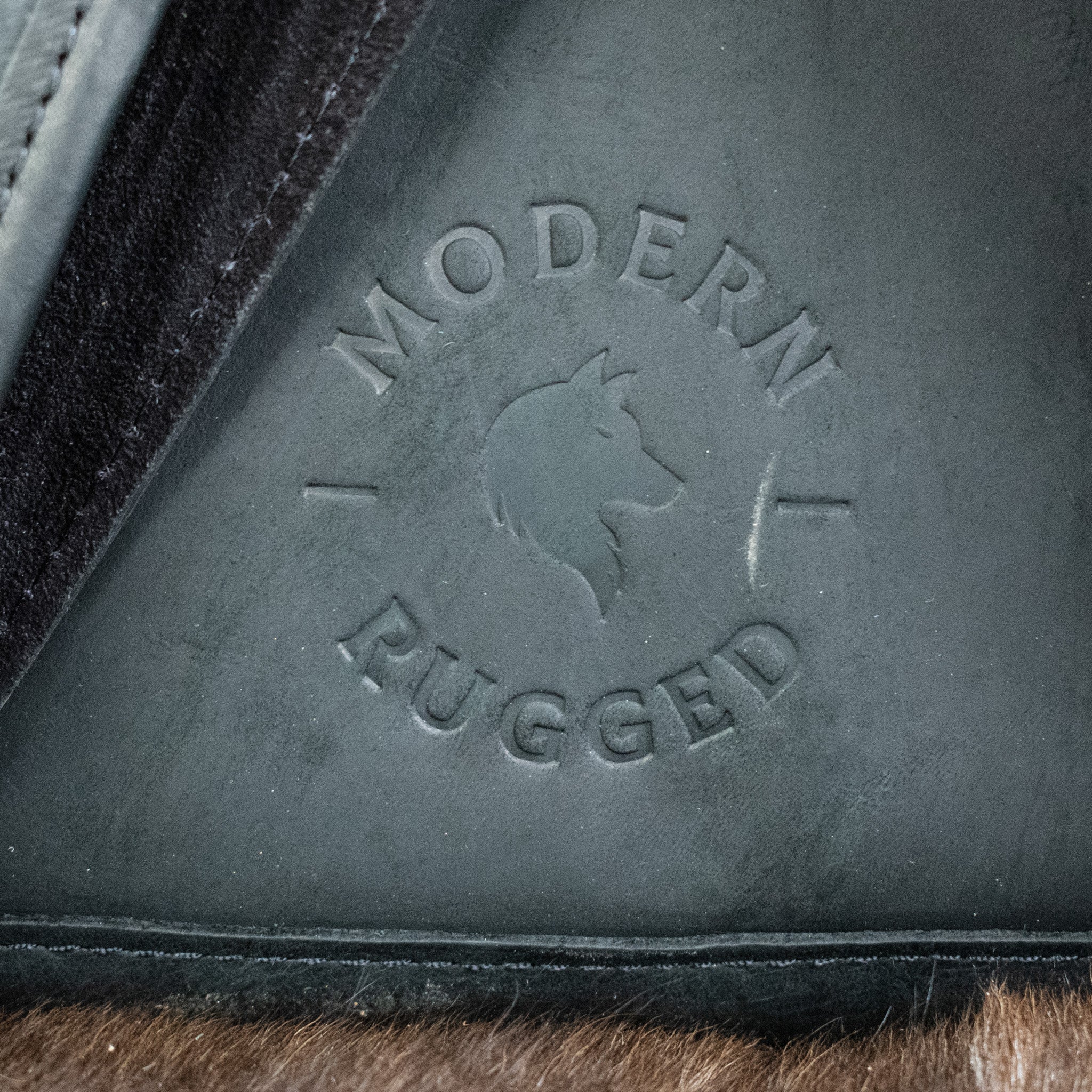 Leather Hide Backpack - Black - Image 2