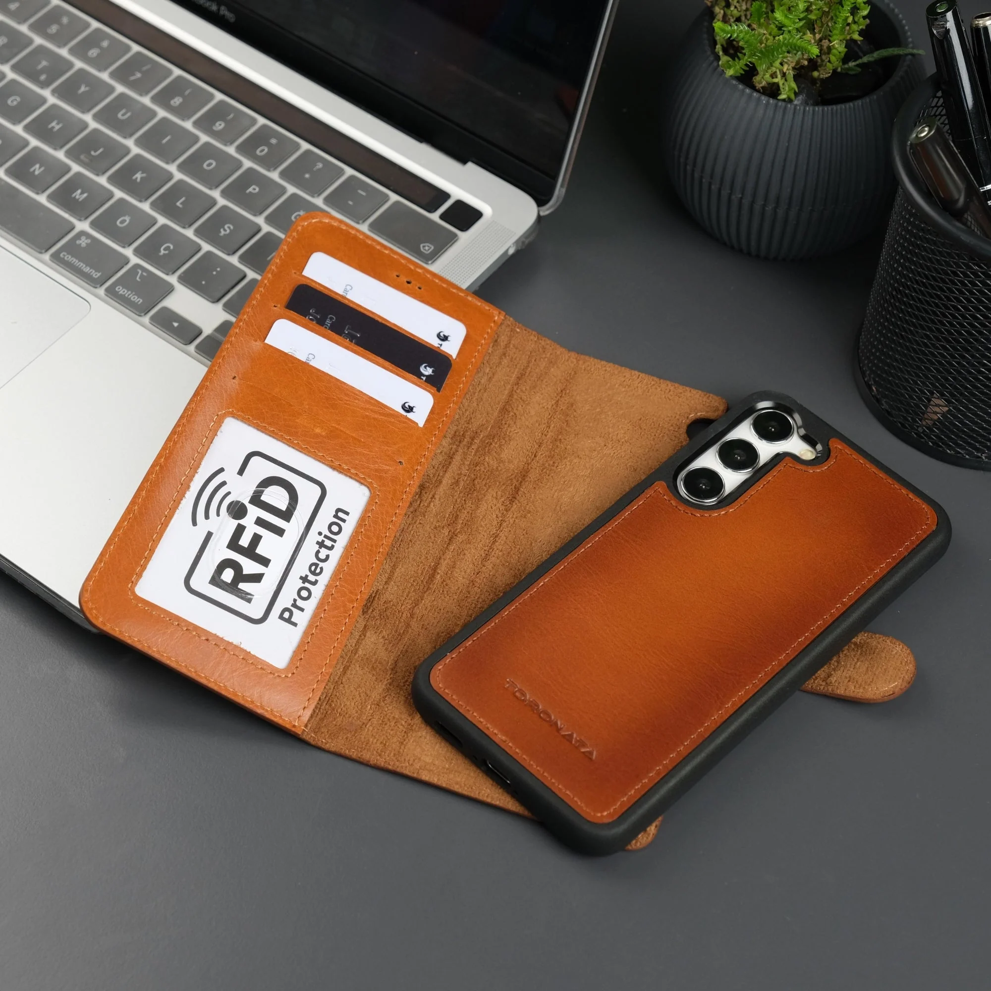 Leather Samsung Galaxy S25 Plus Wallet Case | Buffalo - Image 13
