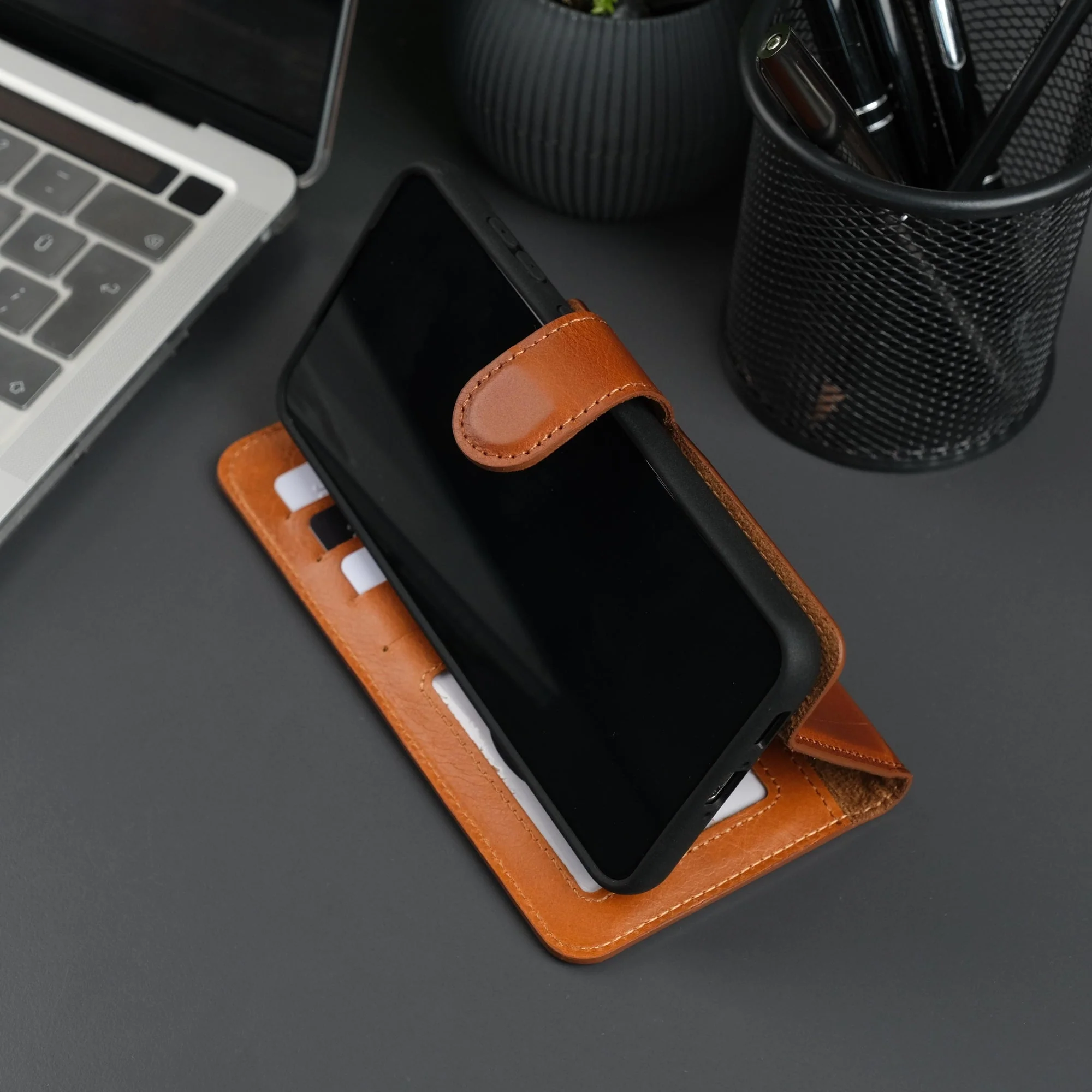 Leather Samsung Galaxy S25 Plus Wallet Case | Buffalo - Image 15