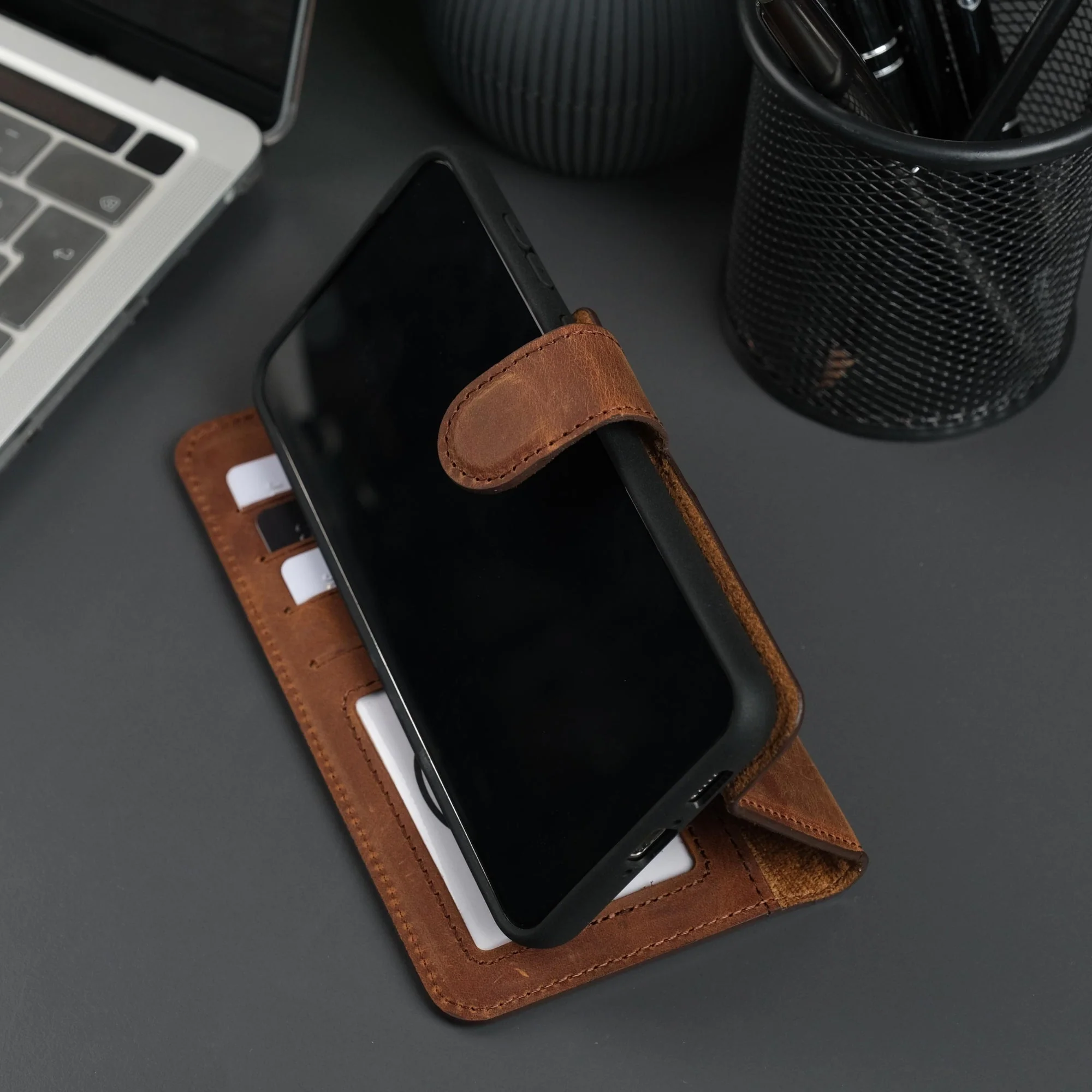 Leather Samsung Galaxy S25 Plus Wallet Case | Buffalo - Image 6