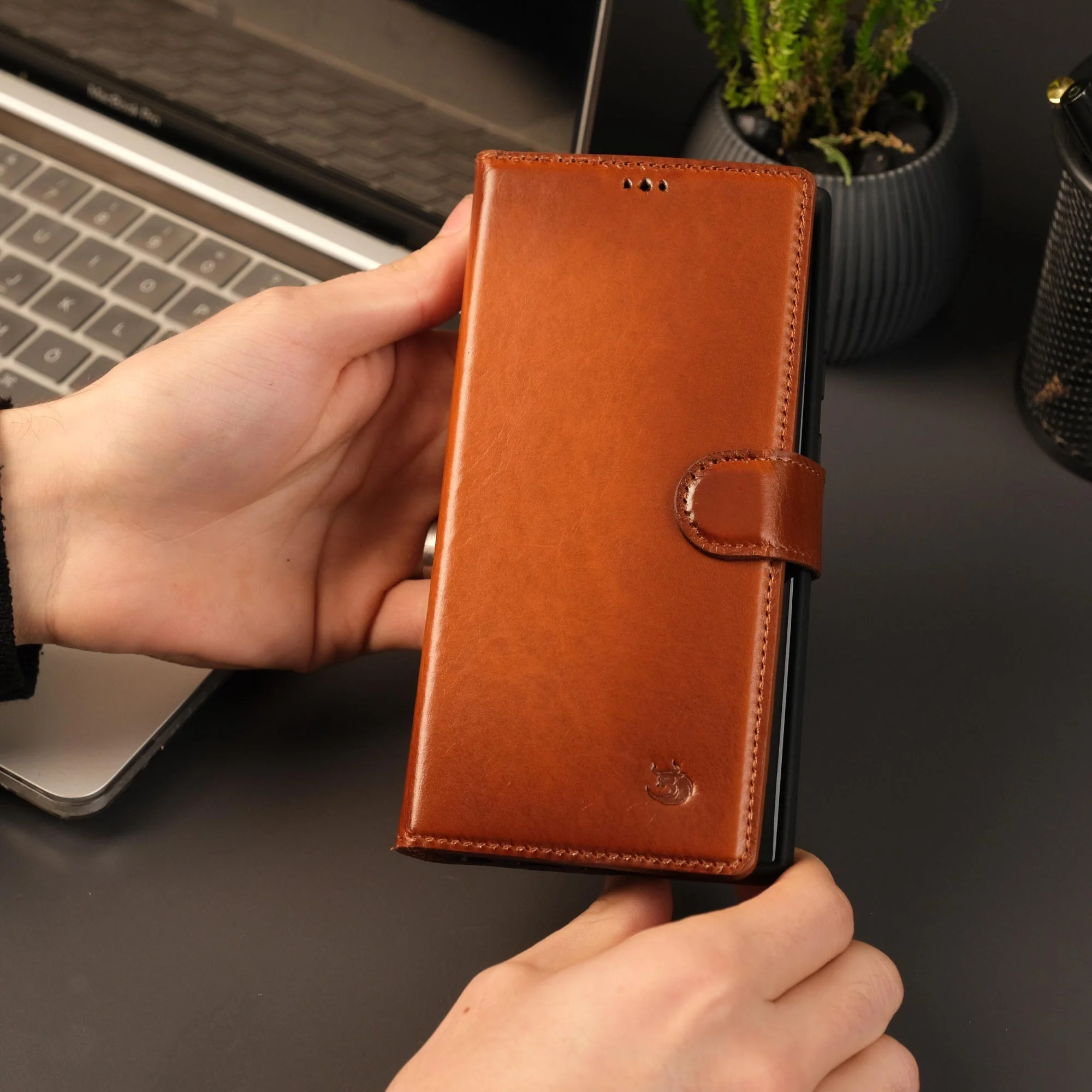 Leather Samsung Galaxy S25 Ultra Wallet Case | Buffalo - Image 12
