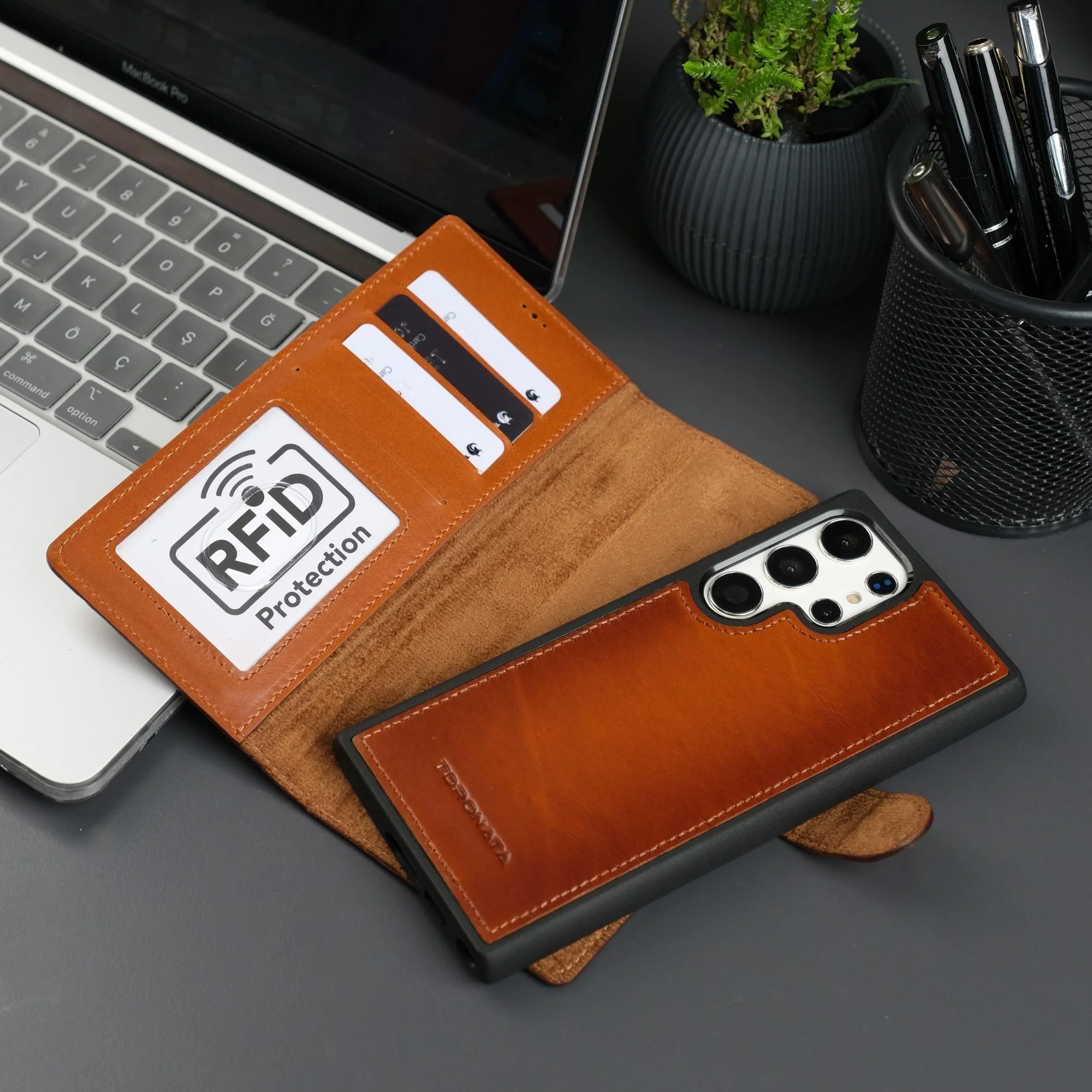Leather Samsung Galaxy S25 Ultra Wallet Case | Buffalo - Image 13