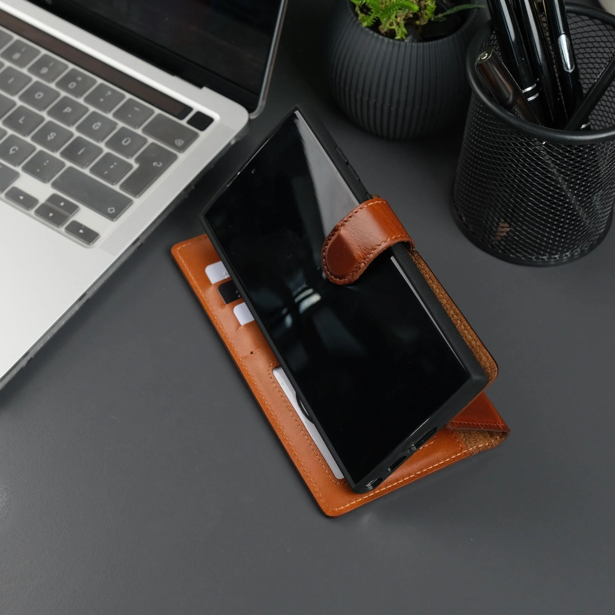 Leather Samsung Galaxy S25 Ultra Wallet Case | Buffalo - Image 14