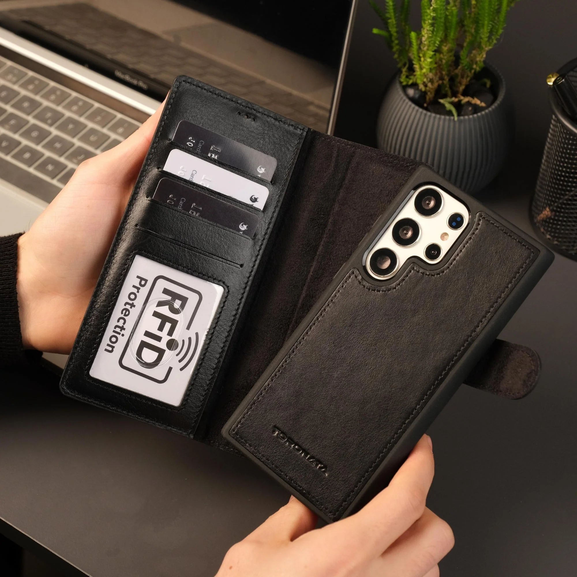 Leather Samsung Galaxy S25 Ultra Wallet Case | Buffalo - Image 19