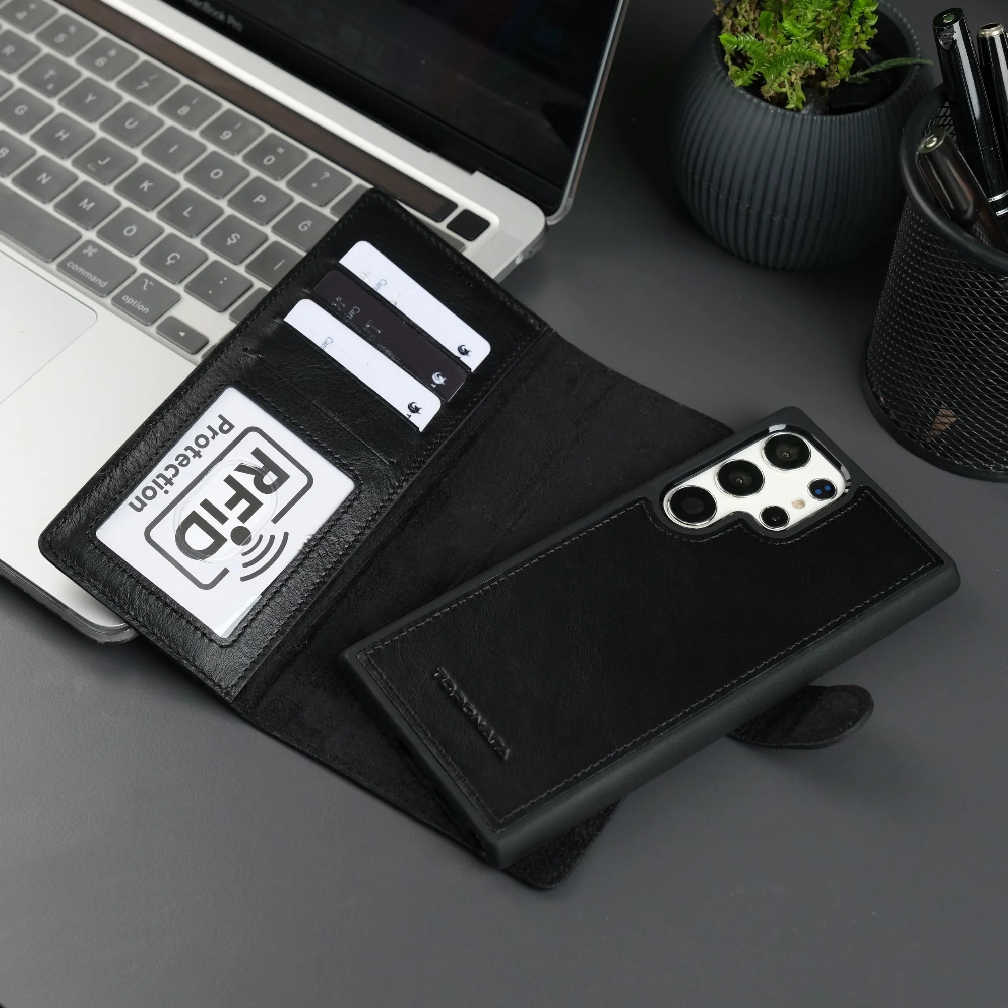 Leather Samsung Galaxy S25 Ultra Wallet Case | Buffalo - Image 22
