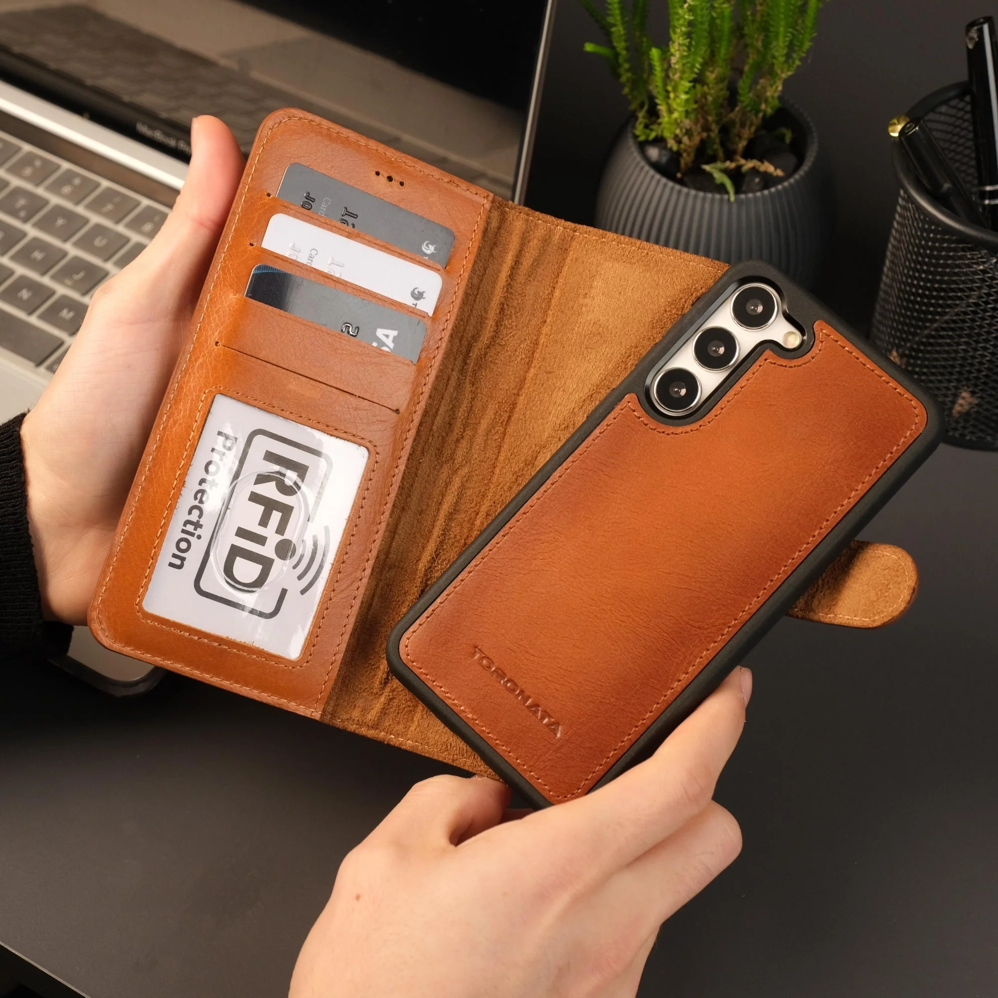 Leather Samsung Galaxy S25 Wallet Case | Buffalo - Image 10