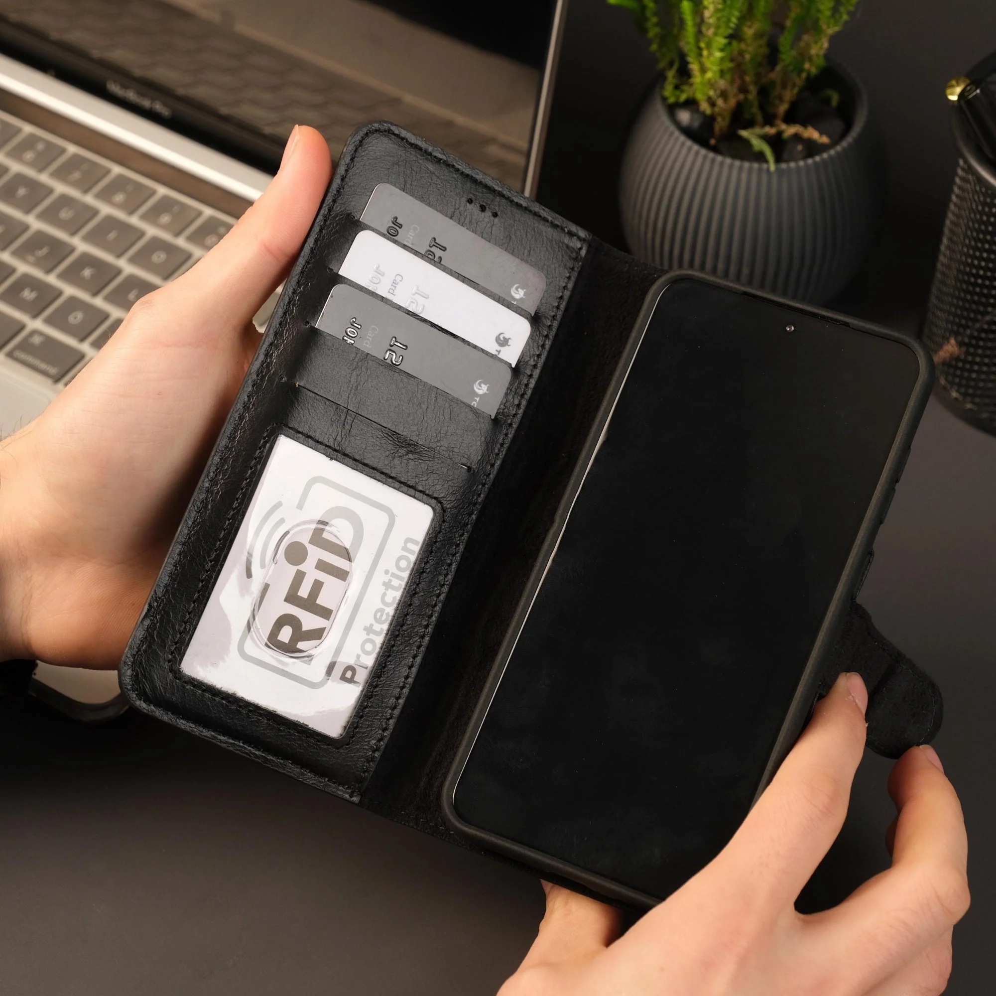 Leather Samsung Galaxy S25 Wallet Case | Buffalo - Image 21