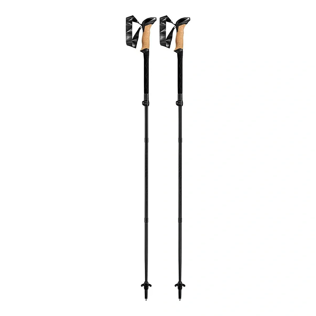 LEKI Black Series FX Carbon Lightweight Walking Poles Black | 110-130 cm - Image 3