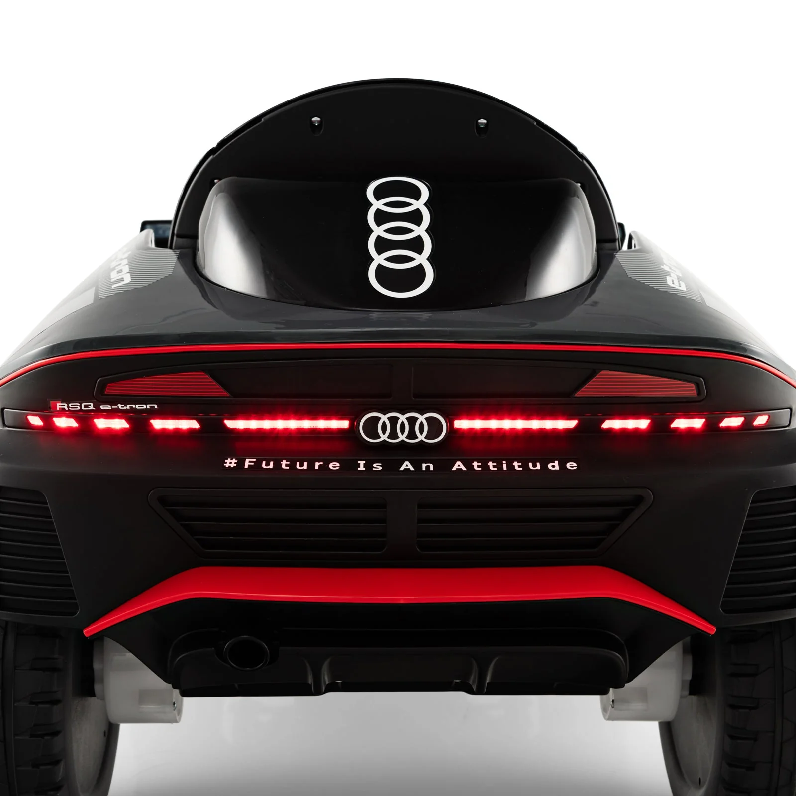 Licensed Audi Kids Ride On E-tron Racing Car-Gray - Image 7