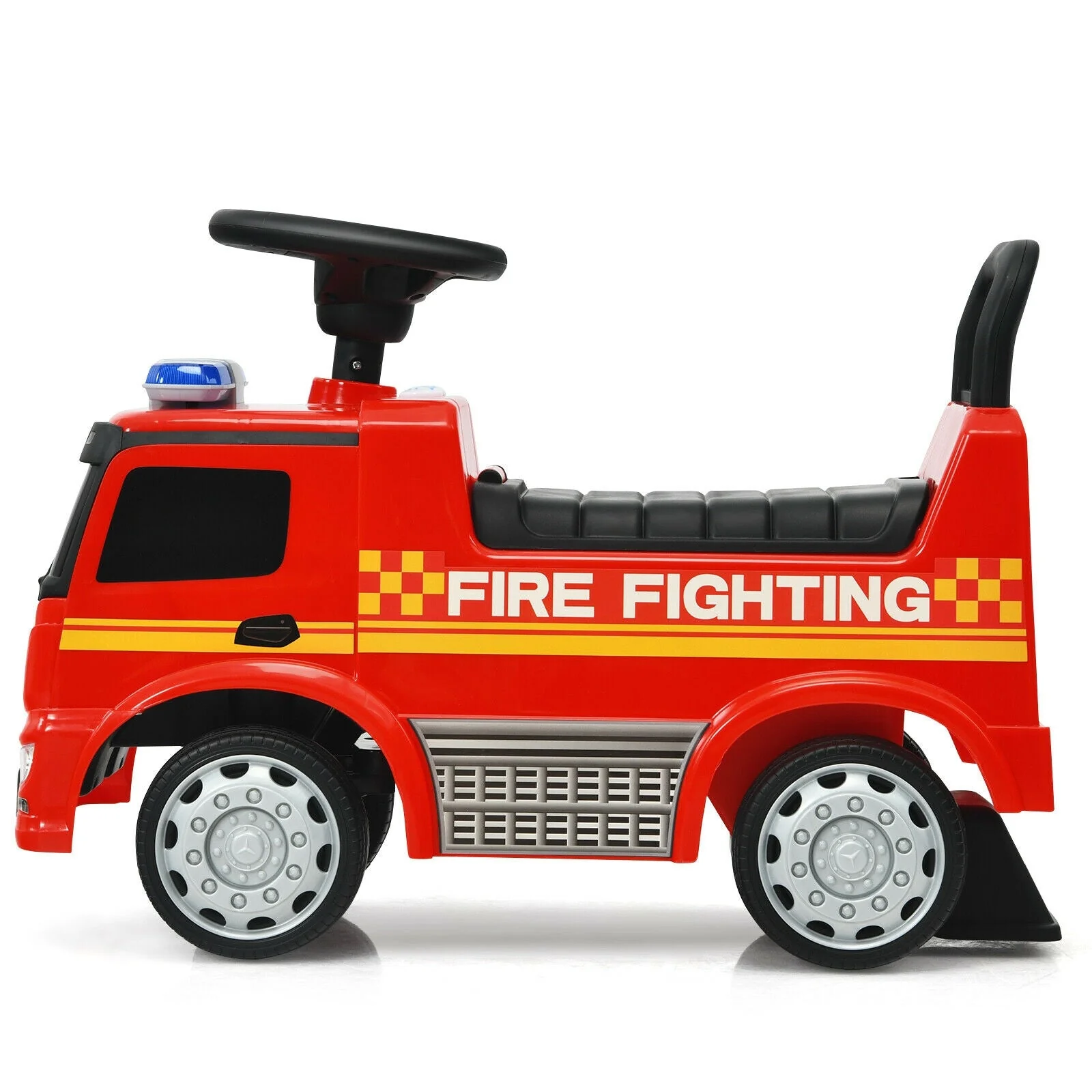 Licensed Mercedes Benz Kids Fire Engine Racer-Red - Image 4