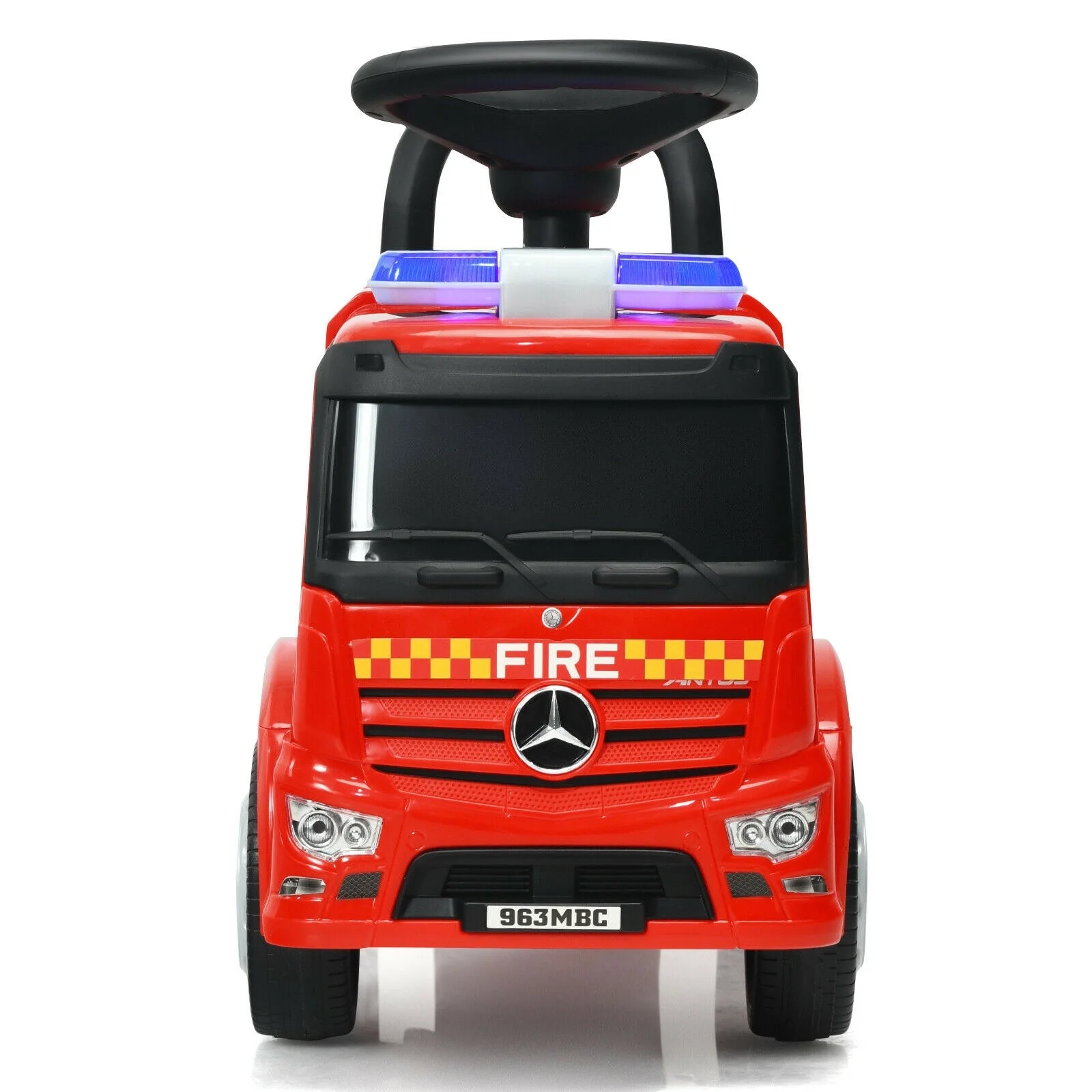 Licensed Mercedes Benz Kids Fire Engine Racer-Red - Image 7