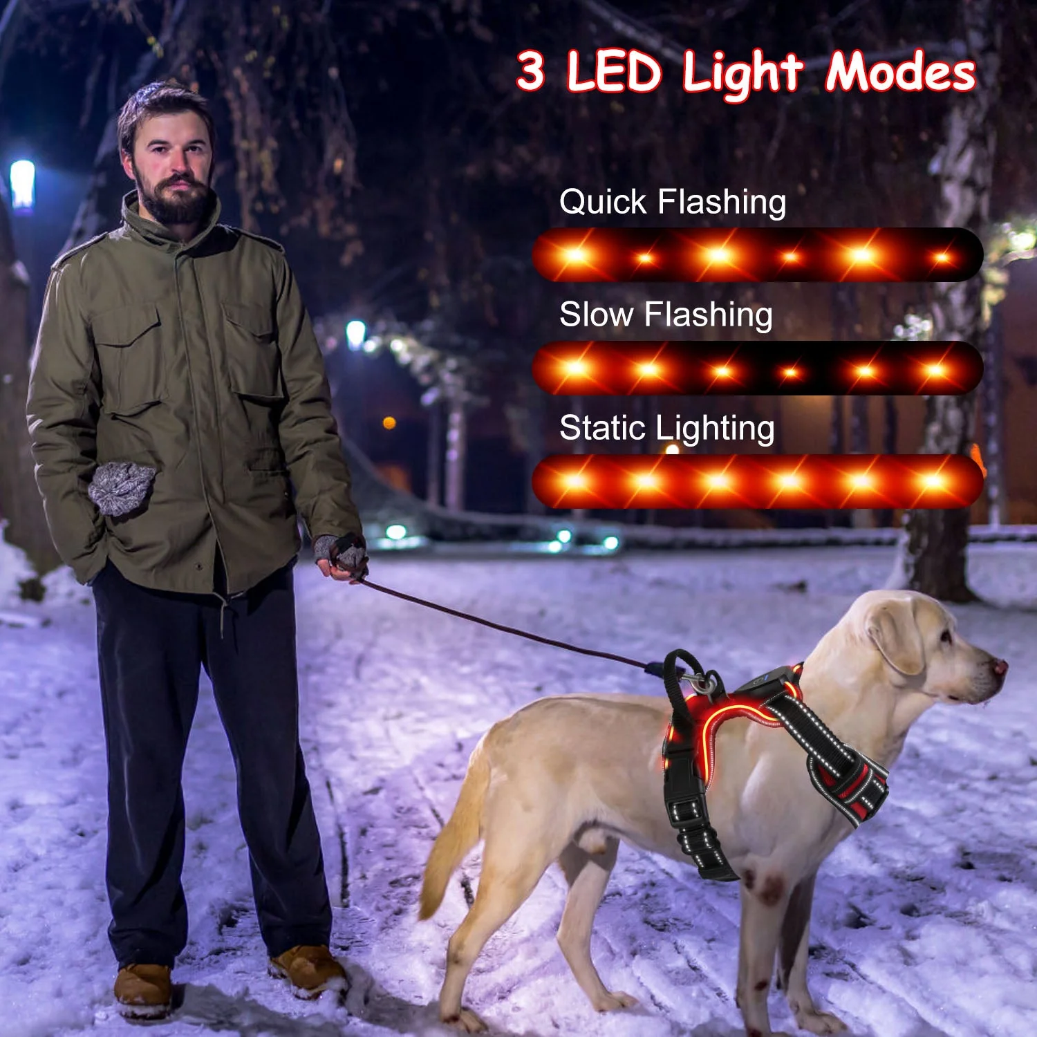 Light Up Dog Harness - Image 3