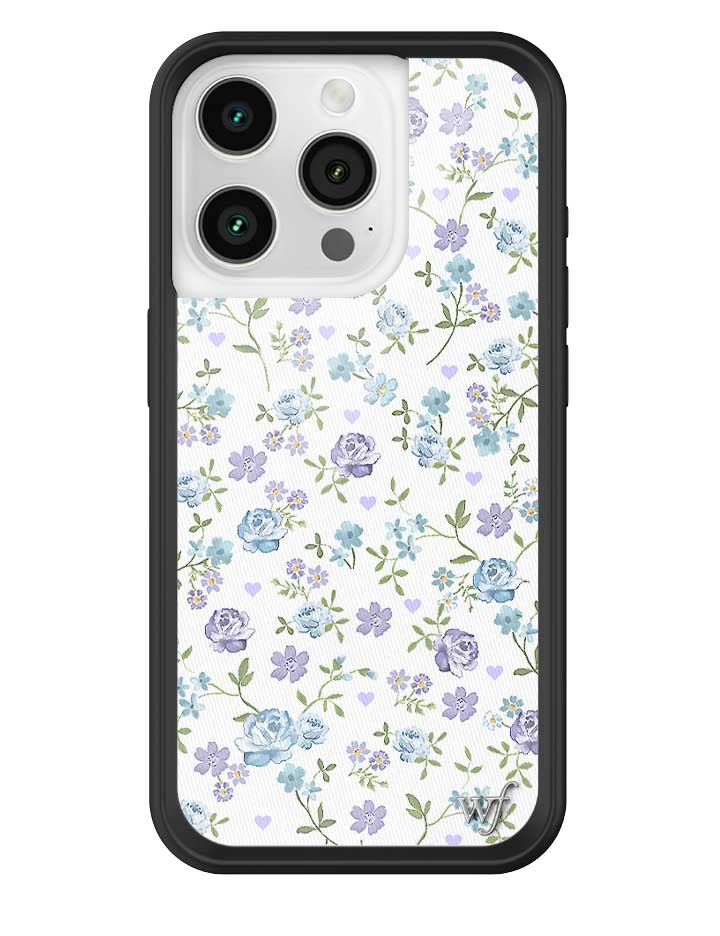 Lilac and Blue Floral iPhone Case - Image 13