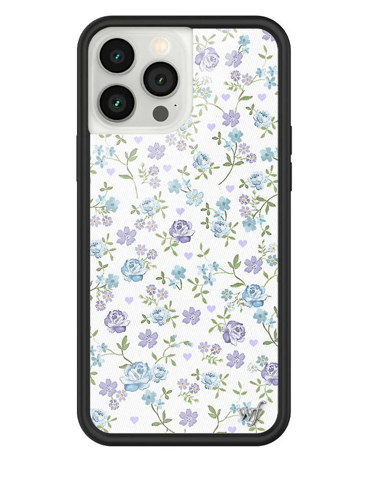Lilac and Blue Floral iPhone Case - Image 25