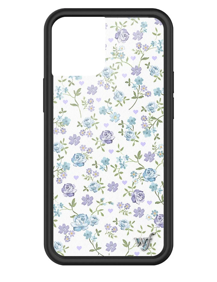 Lilac and Blue Floral iPhone Case - Image 31