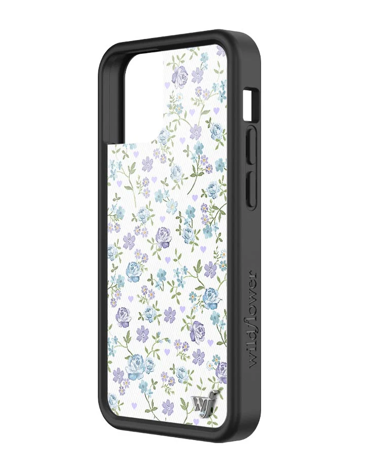 Lilac and Blue Floral iPhone Case - Image 32