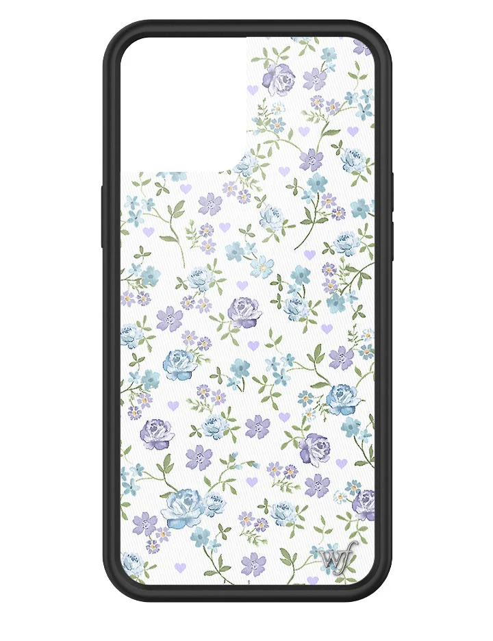 Lilac and Blue Floral iPhone Case - Image 33