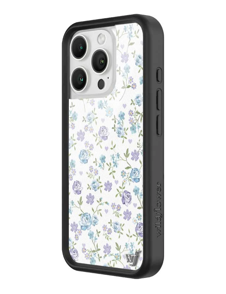 Lilac and Blue Floral iPhone Case - Image 6