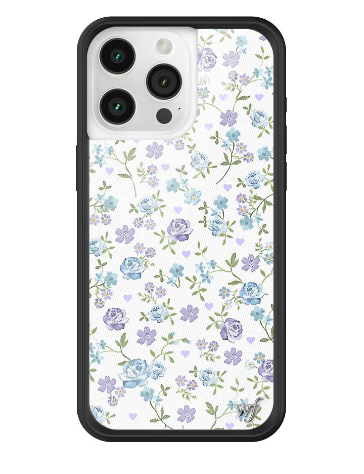 Lilac and Blue Floral iPhone Case - Image 9