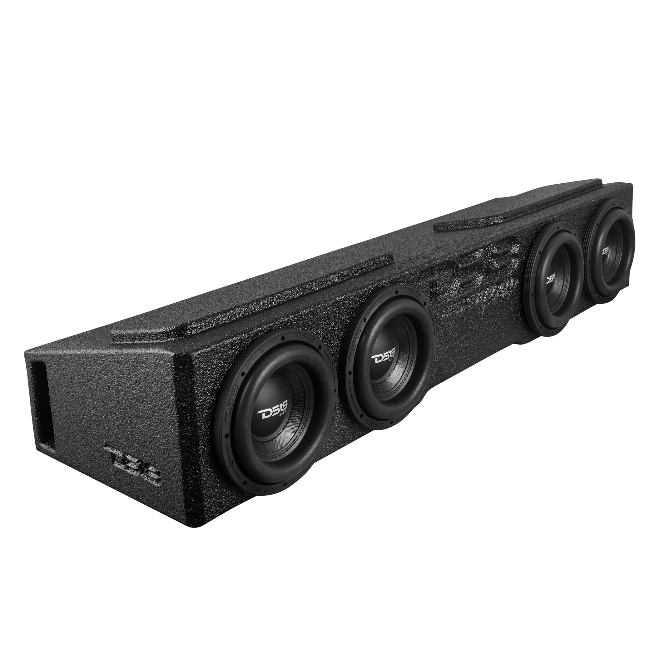 Loaded 4 x 8" Subwoofer Enclosure for Chevy/GMC Crew Cabs (2007-2024) and Ford F-150/Super Duty Crew Cabs (2009-2024) - Image 2