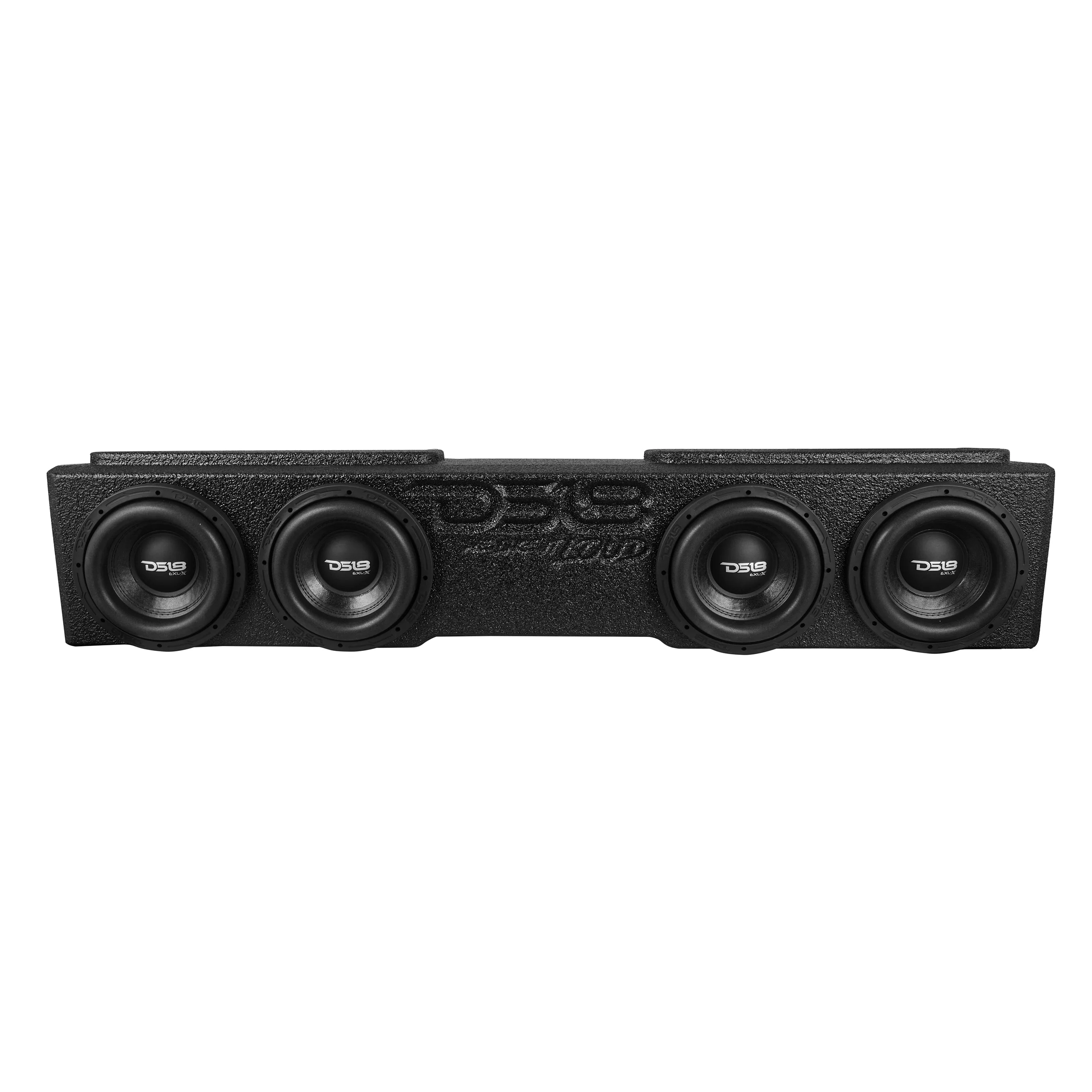 Loaded 4 x 8" Subwoofer Enclosure for Chevy/GMC Crew Cabs (2007-2024) and Ford F-150/Super Duty Crew Cabs (2009-2024) - Image 3