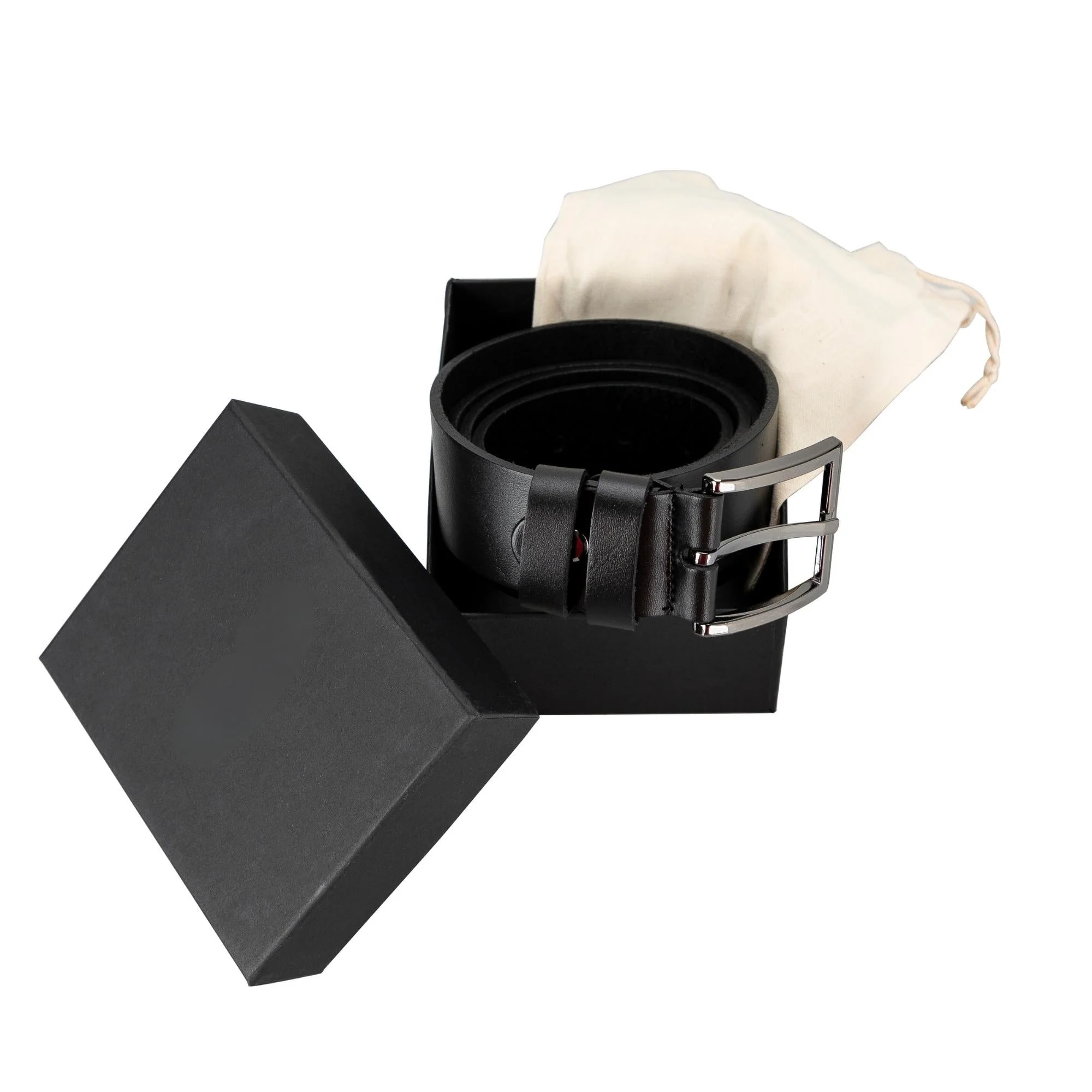 Longmont Men's Handmade Full-Grain Leather Belt in Traditional - Image 2