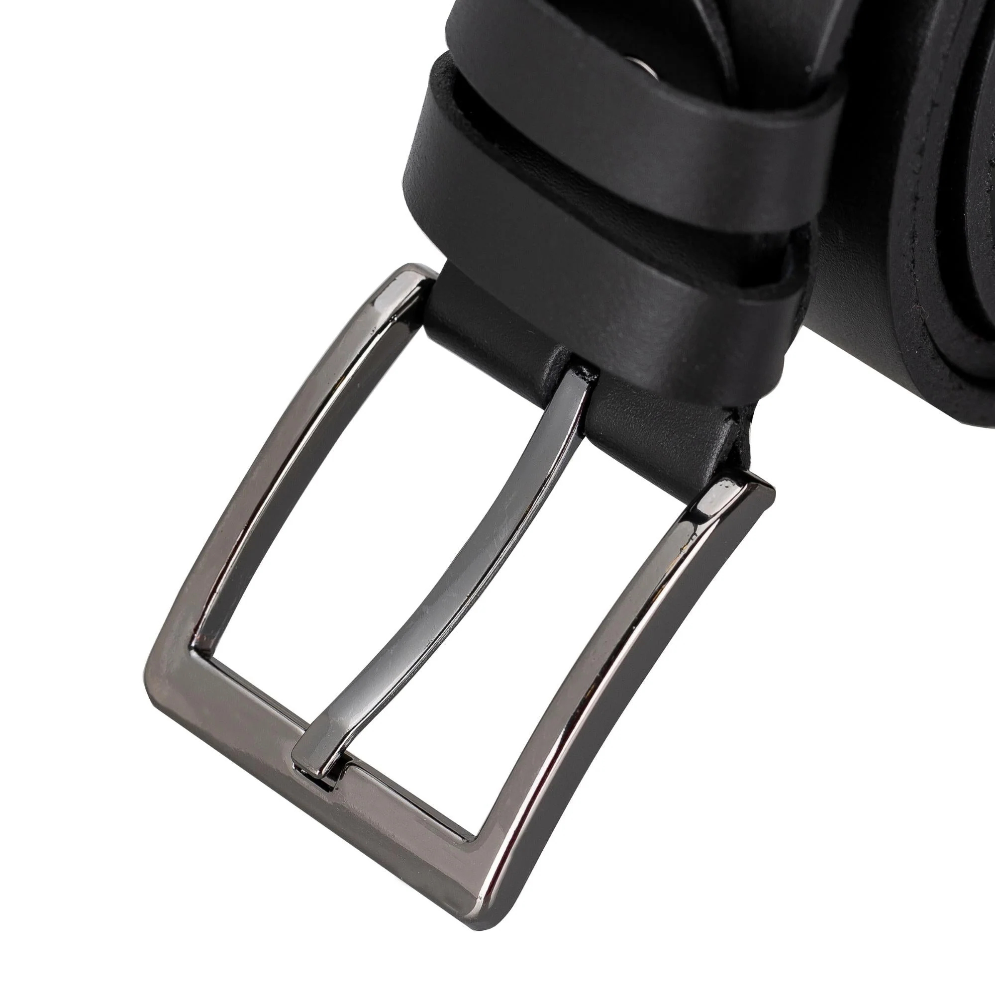Longmont Men's Handmade Full-Grain Leather Belt in Traditional - Image 5