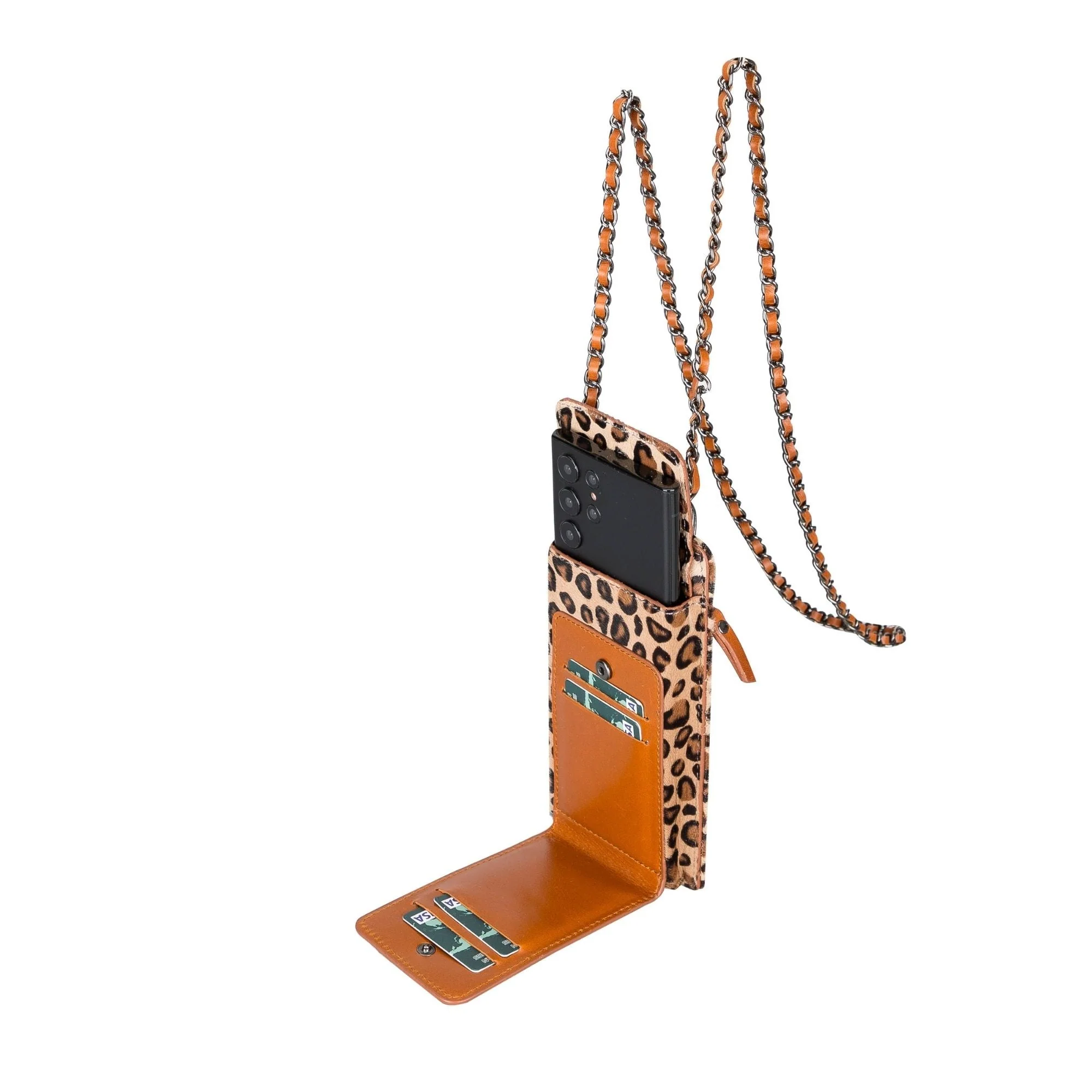 Lovell Crossbody Leather Phone Wallet - Image 11