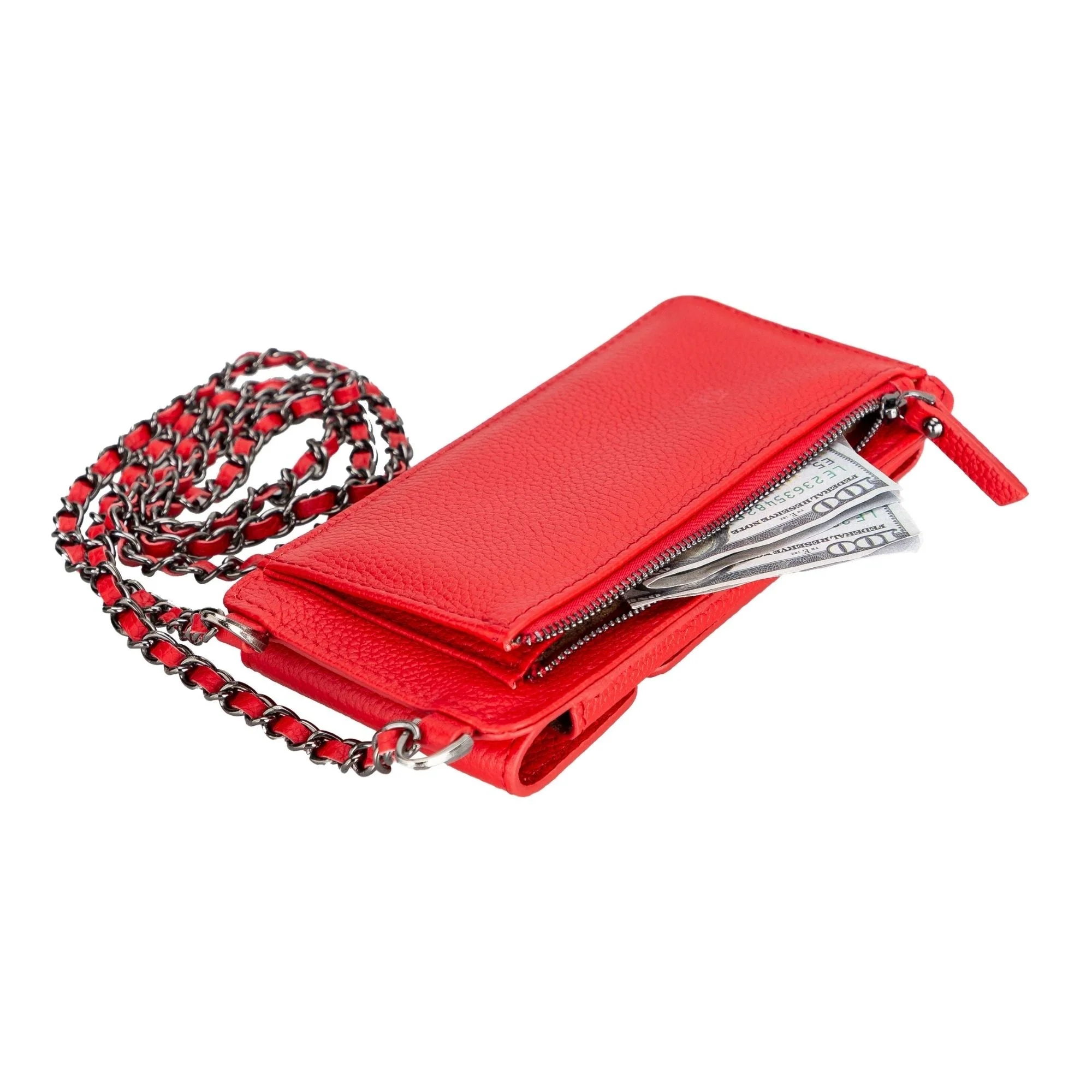 Lovell Crossbody Leather Phone Wallet - Image 46