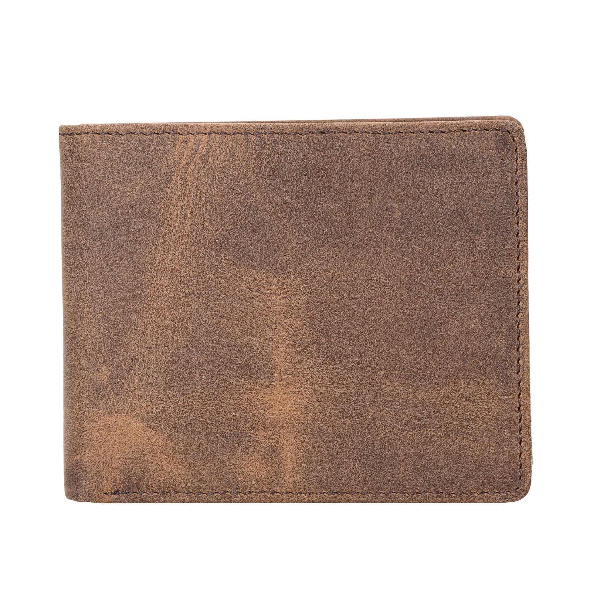 Lusk Slim Bifold Design Handcrafted Men's Genuine Leather Wallet - Image 10