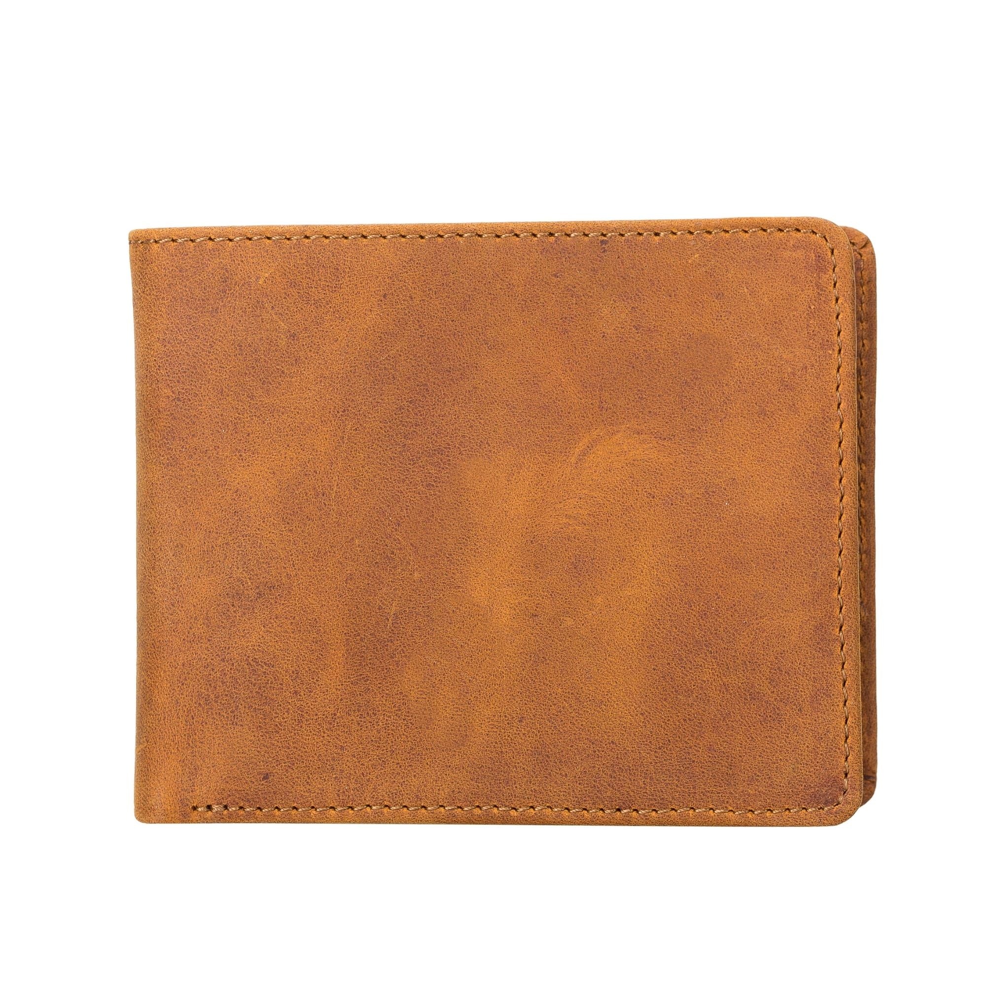 Lusk Slim Bifold Design Handcrafted Men's Genuine Leather Wallet - Image 4