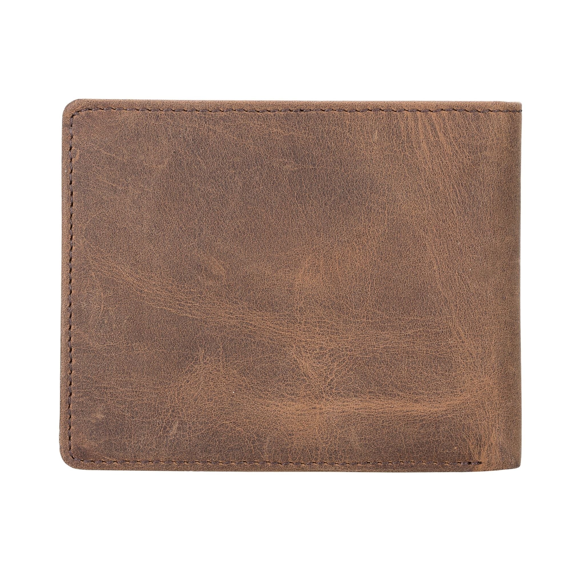 Lusk Slim Bifold Design Handcrafted Men's Genuine Leather Wallet - Image 8