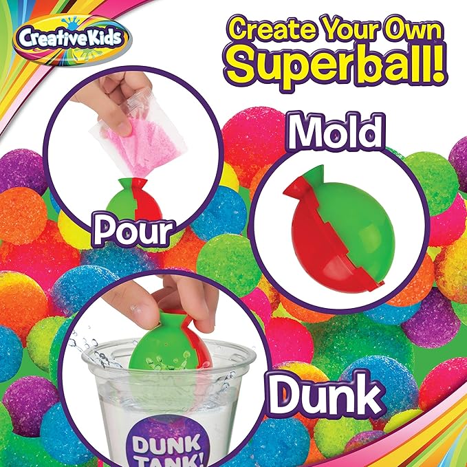 Magic Bouncy Ball Factory Set - Make 75 Stunning DIY Bouncy Balls, Including Light-Up Magic Balls! - Image 5