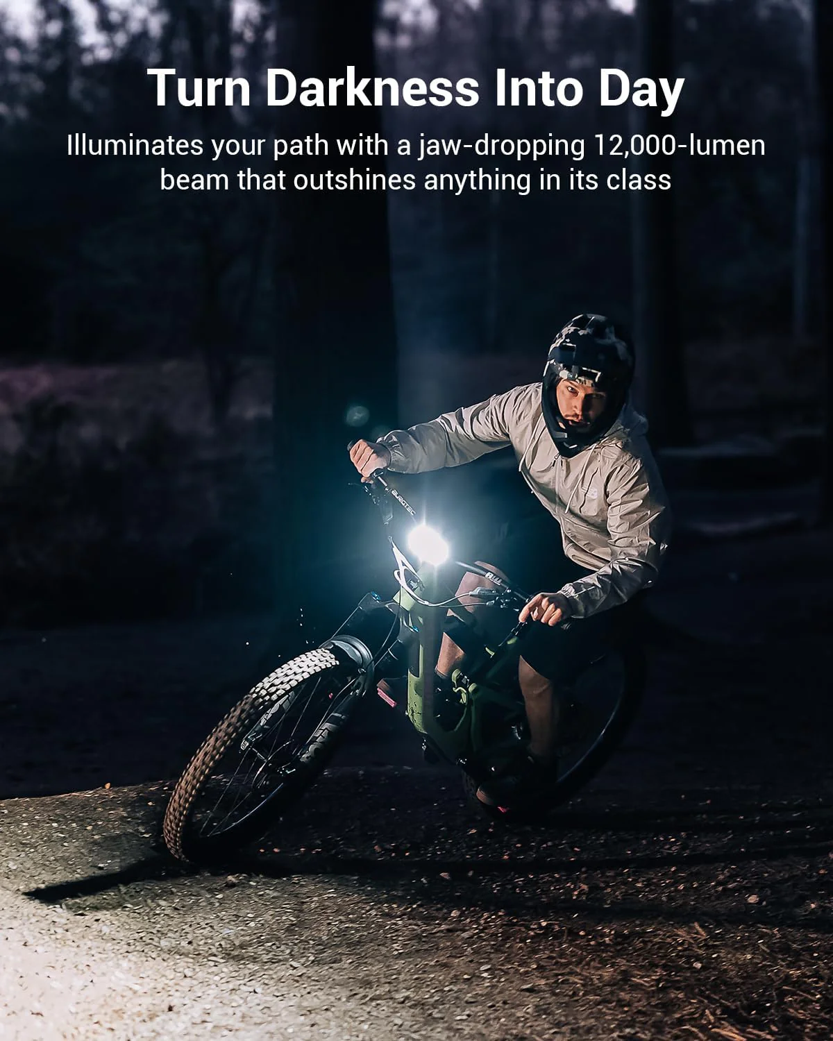 Magicshine MONTEER 12000 Mountain Bike Light,IPX6 Waterproof 12000 Lumen Max Output,20,000mAh Type-C Battery Pack with Reverse Charging Ultimate MTB Light - Image 3