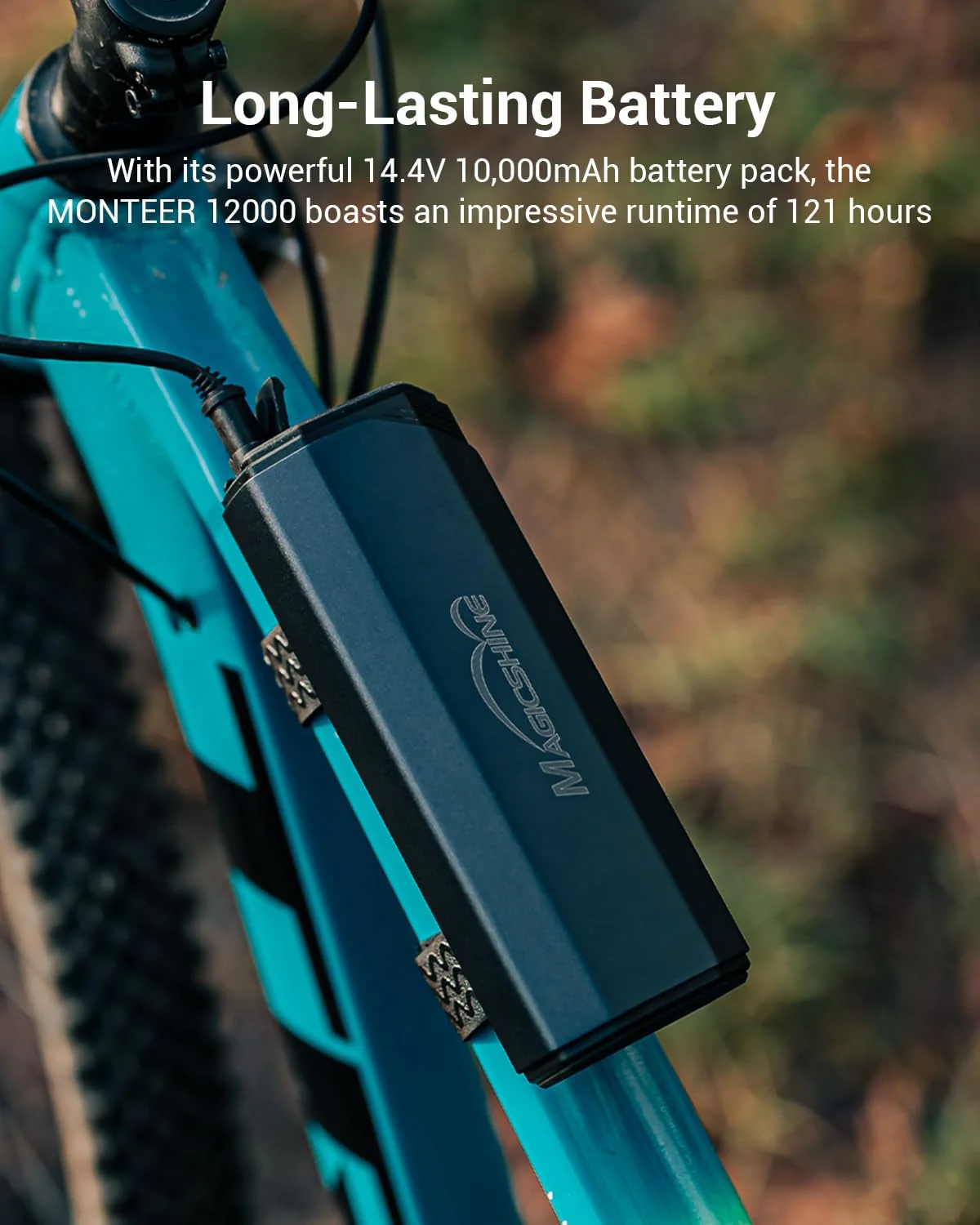 Magicshine MONTEER 12000 Mountain Bike Light,IPX6 Waterproof 12000 Lumen Max Output,20,000mAh Type-C Battery Pack with Reverse Charging Ultimate MTB Light - Image 4