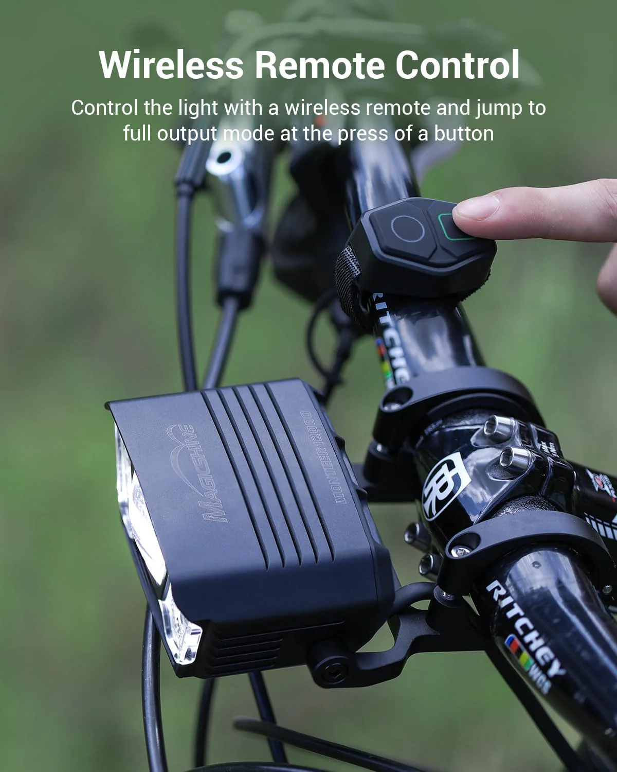Magicshine MONTEER 12000 Mountain Bike Light,IPX6 Waterproof 12000 Lumen Max Output,20,000mAh Type-C Battery Pack with Reverse Charging Ultimate MTB Light - Image 6