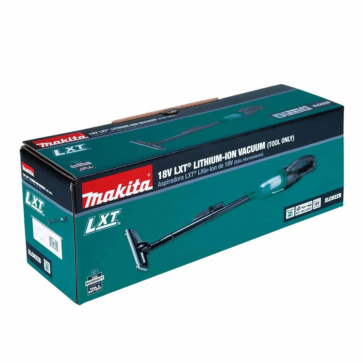 Makita XLC02ZB 18V LXT Lithium Ion Cordless Vacuum - Image 4