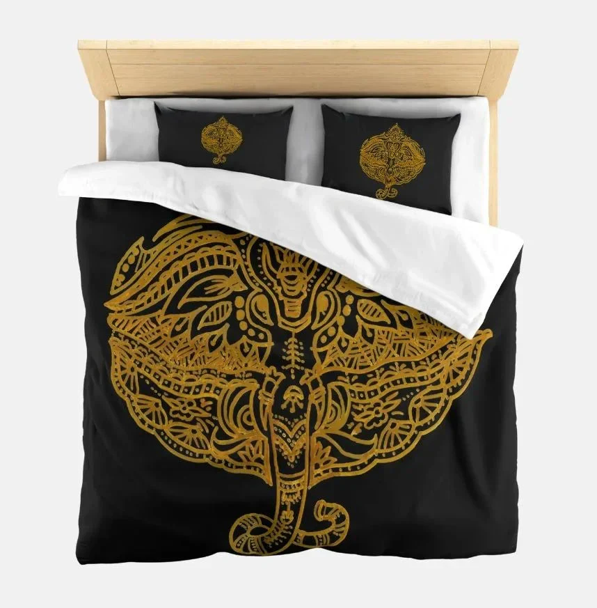 Mandala Elephant Bedding Set - Image 2