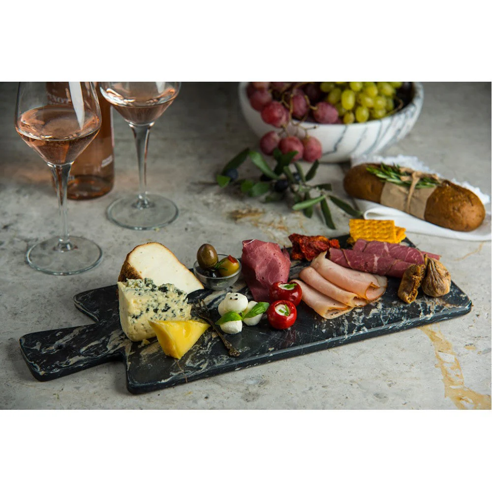 Marble Charcuterie Serving Board/Platter Semi-Polished 8"x14" - Image 6